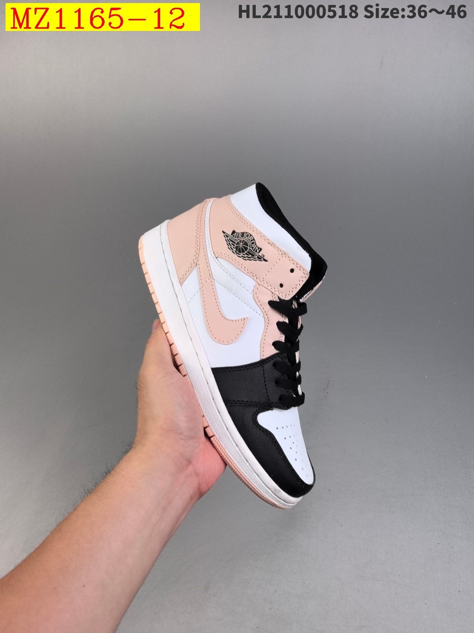 47$ Air Jordan 1 Mid size 36-46 421080 MZ1165 gallery