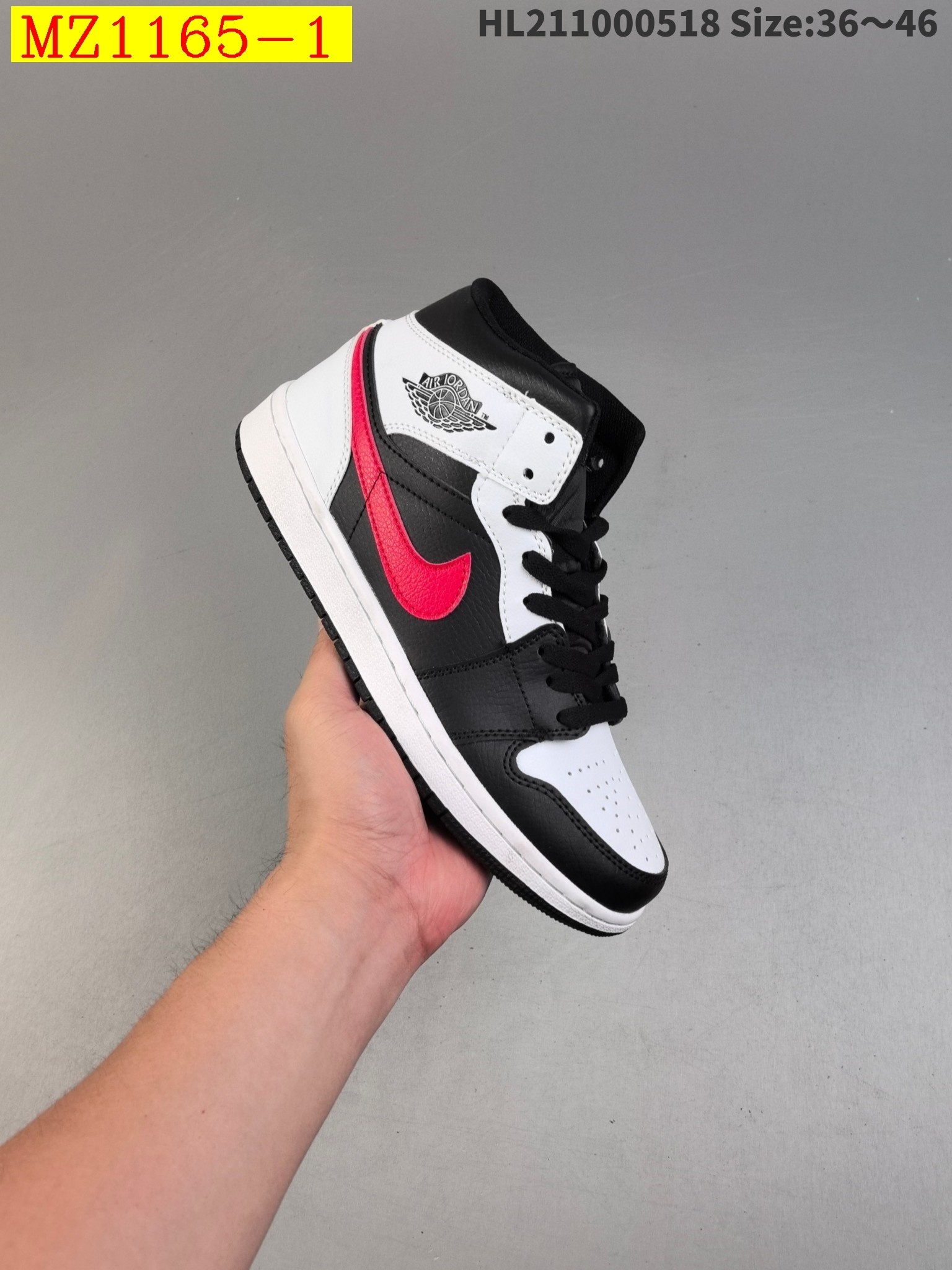 47$ Air Jordan 1 Mid size 36-46 421080 MZ1165 gallery