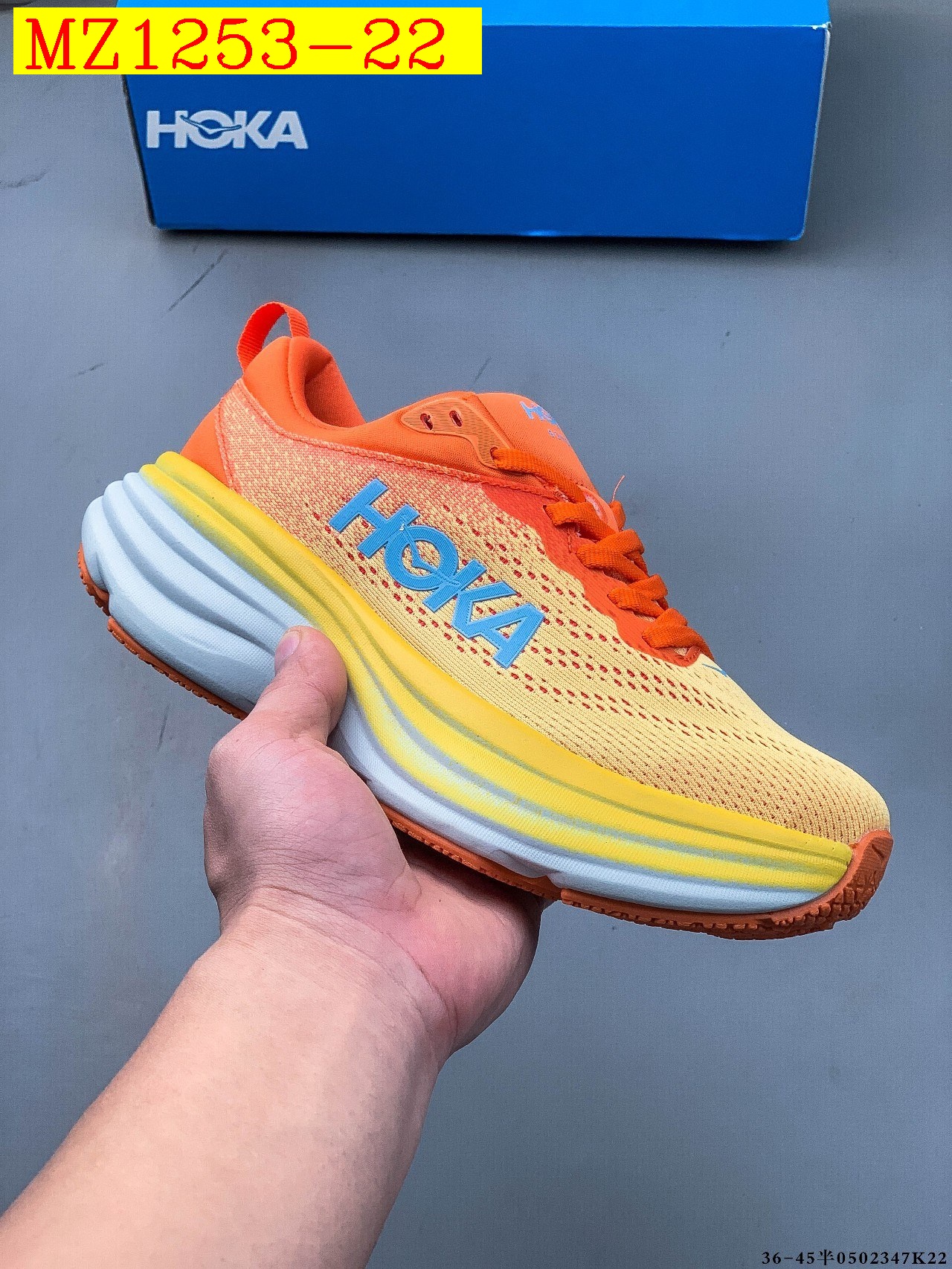 47$ HOKA ONE ONE M BONDI 8 size 36-45 half 723260 MZ1253 gallery