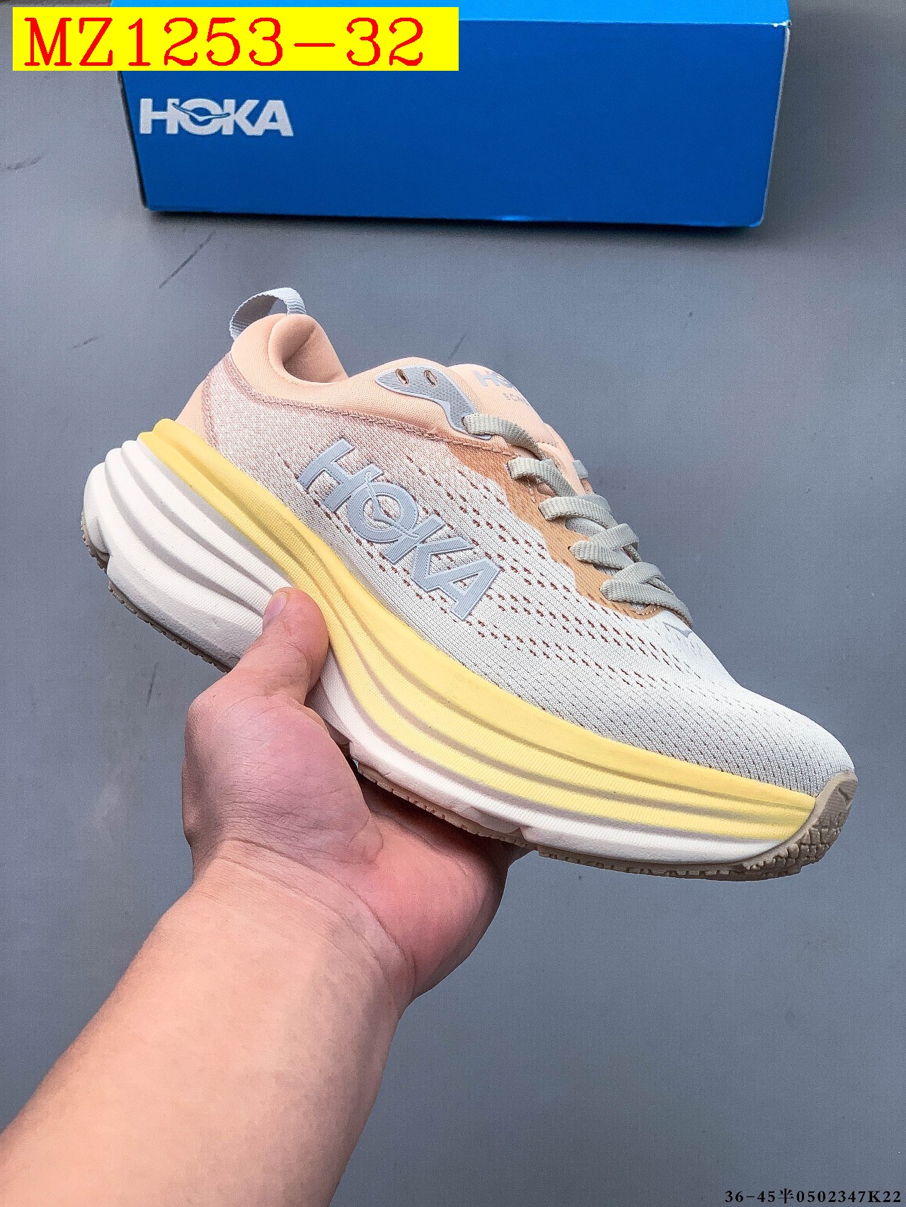 47$ HOKA ONE ONE M BONDI 8 size 36-45 half 723260 MZ1253 gallery
