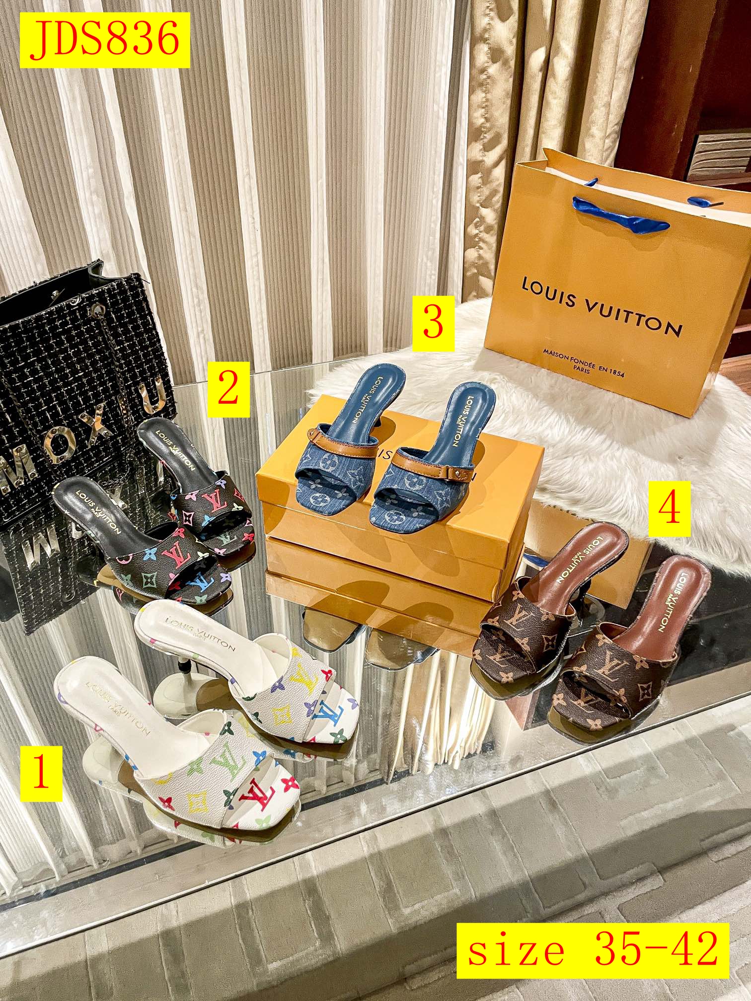 47$ LV 5.5 cm Platform size 35-42 021320 028310 JDS836 gallery