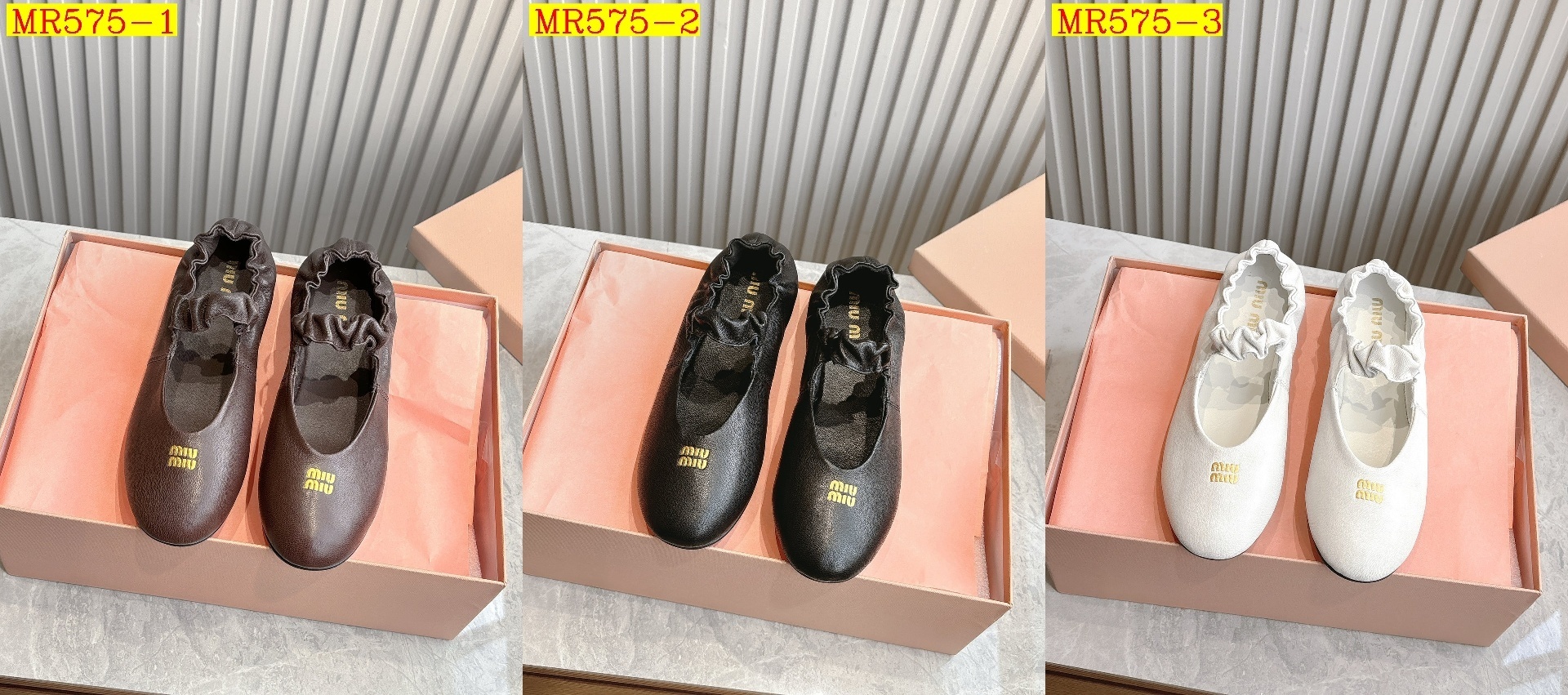 47$ MiuMiu Sheep skin Leather size 35-40 021480 MR575 gallery