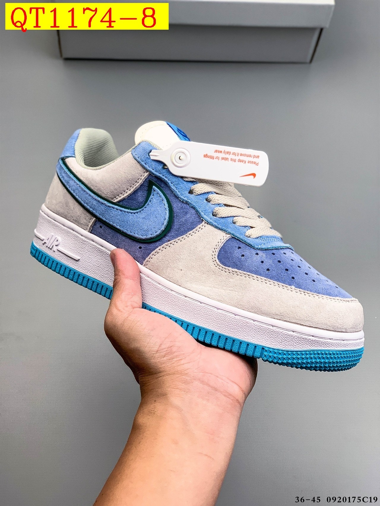 47$ Nike Air Force 1 Low Size 36-45 915940 QT1174 QT1178 gallery