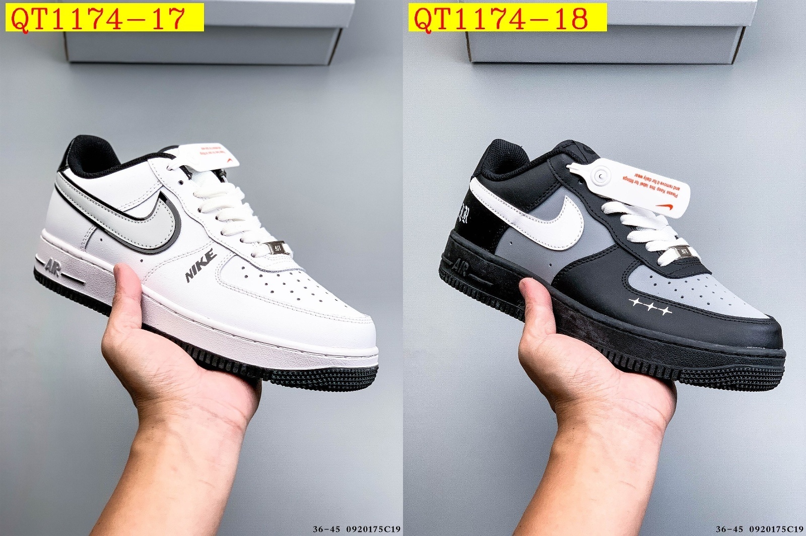 47$ Nike Air Force 1 Low Size 36-45 915940 QT1174 QT1178 gallery