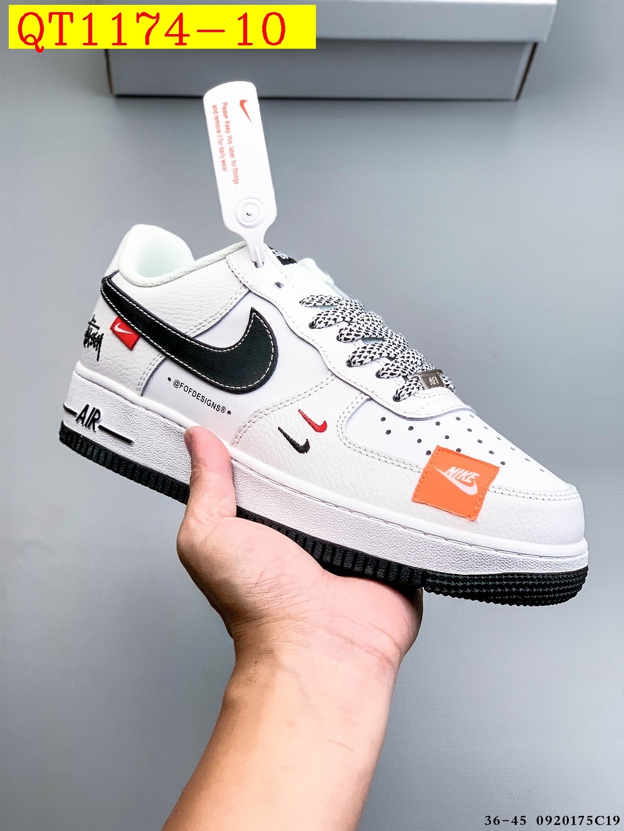 47$ Nike Air Force 1 Low Size 36-45 915940 QT1174 QT1178 gallery