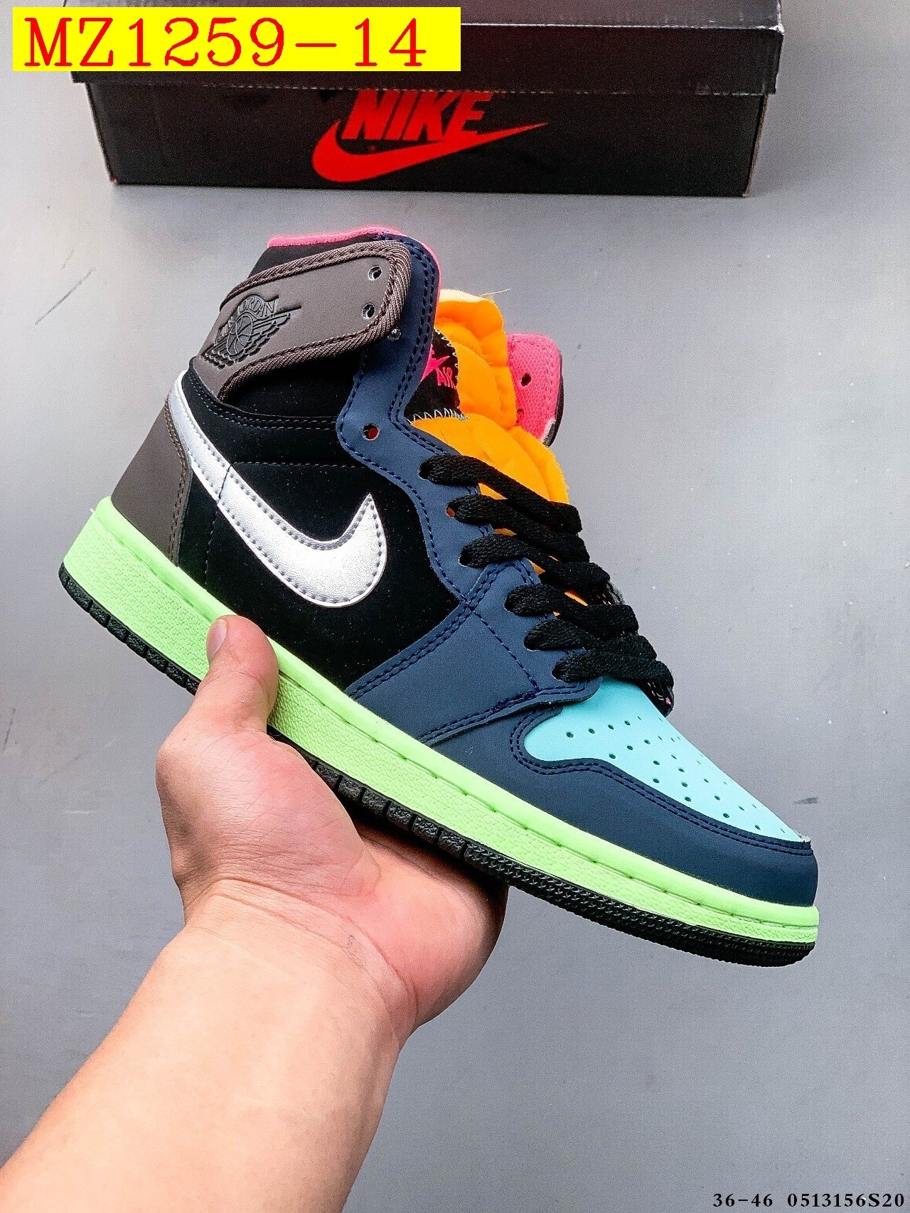 47$ Nike Air Jordan 1 size 36-46 326040 MZ1259 gallery