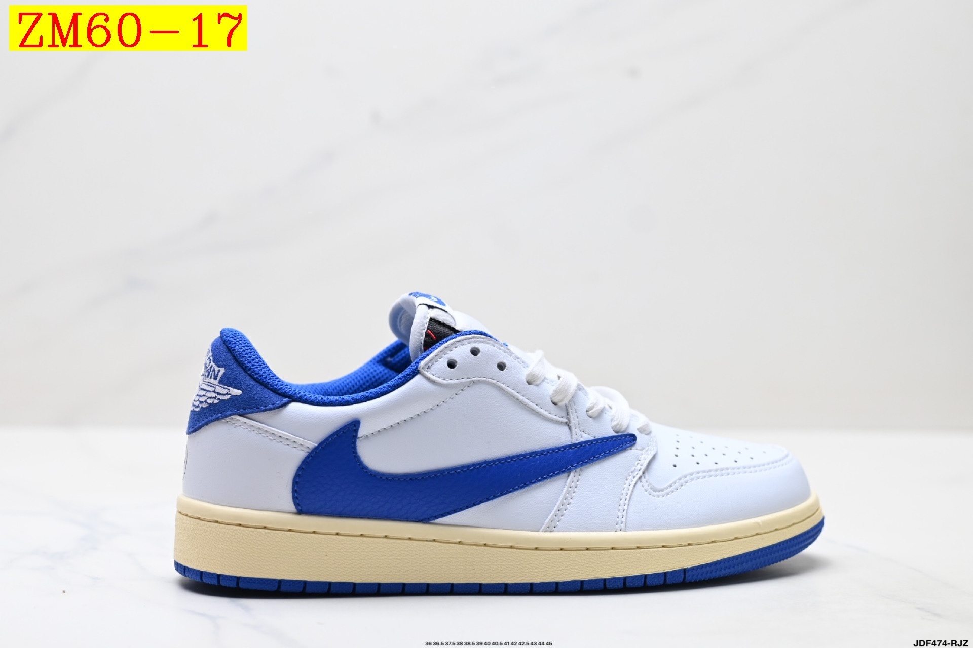 47$ Nike Air Jordan 1 x Travis Scott AJ1 size 36-45 half 526120 ZM60 gallery