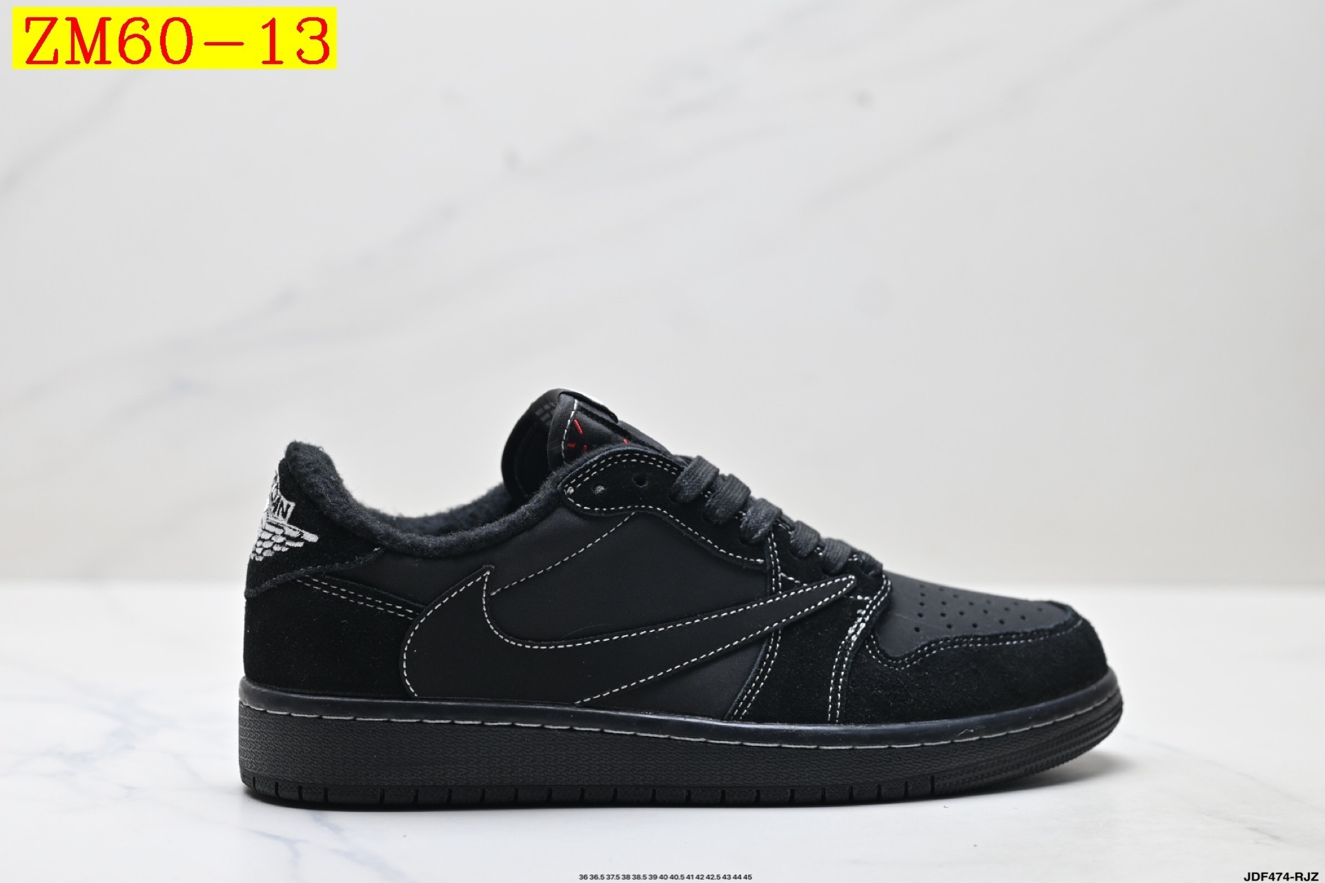 47$ Nike Air Jordan 1 x Travis Scott AJ1 size 36-45 half 526120 ZM60 gallery