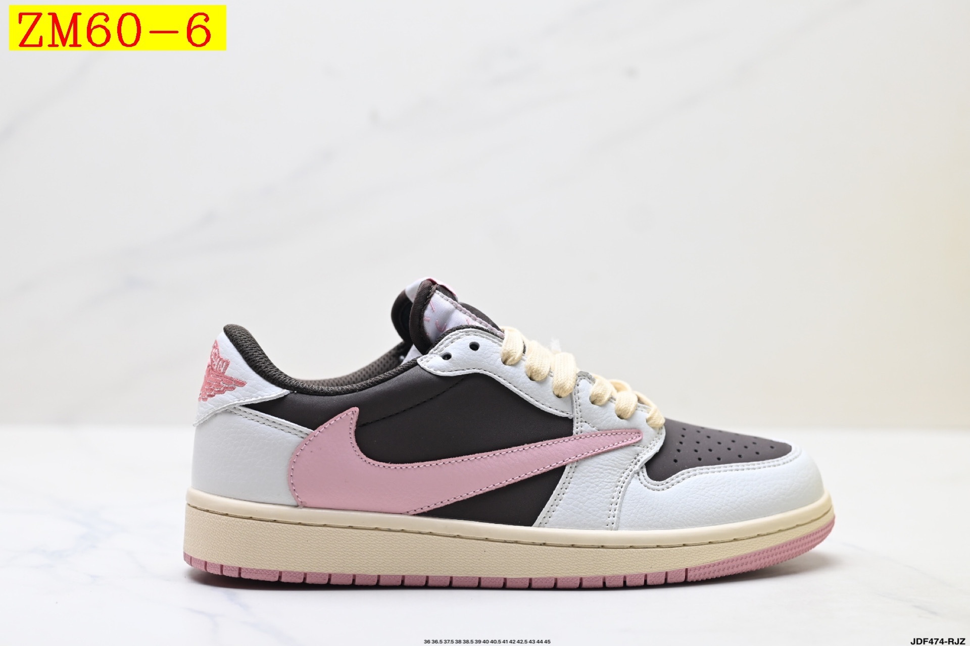 47$ Nike Air Jordan 1 x Travis Scott AJ1 size 36-45 half 526120 ZM60 gallery