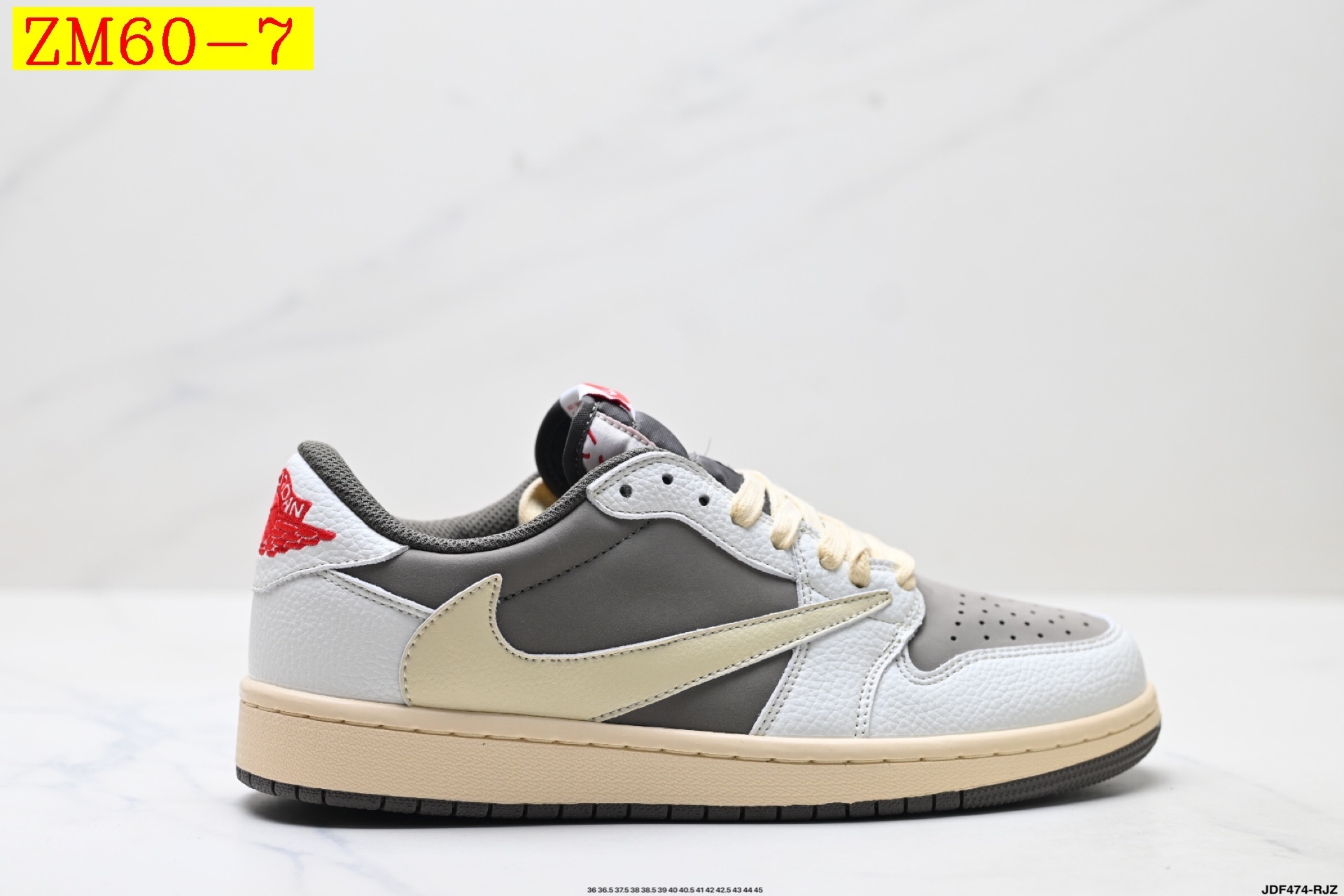 47$ Nike Air Jordan 1 x Travis Scott AJ1 size 36-45 half 526120 ZM60 gallery