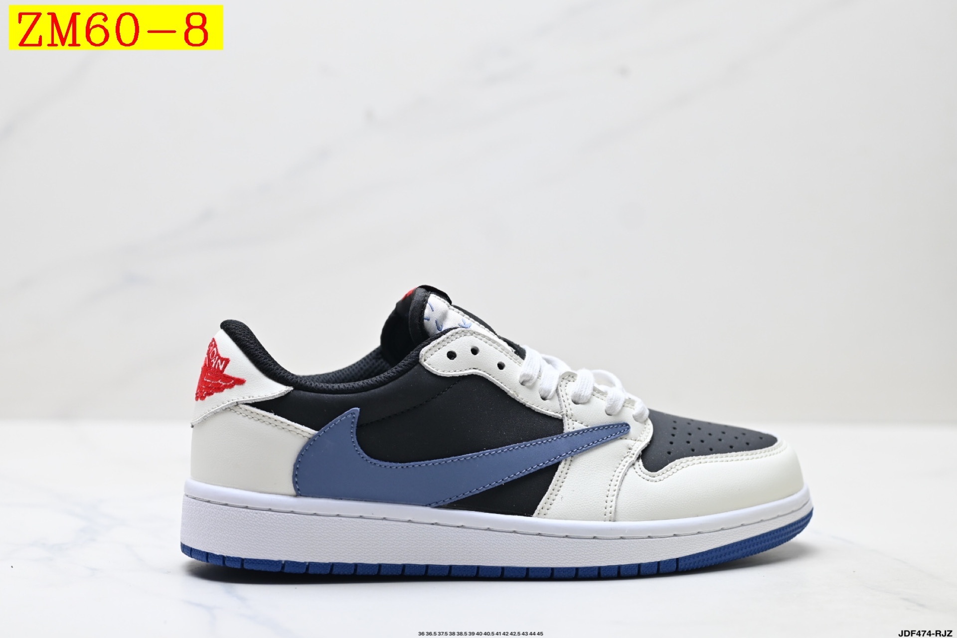 47$ Nike Air Jordan 1 x Travis Scott AJ1 size 36-45 half 526120 ZM60 gallery