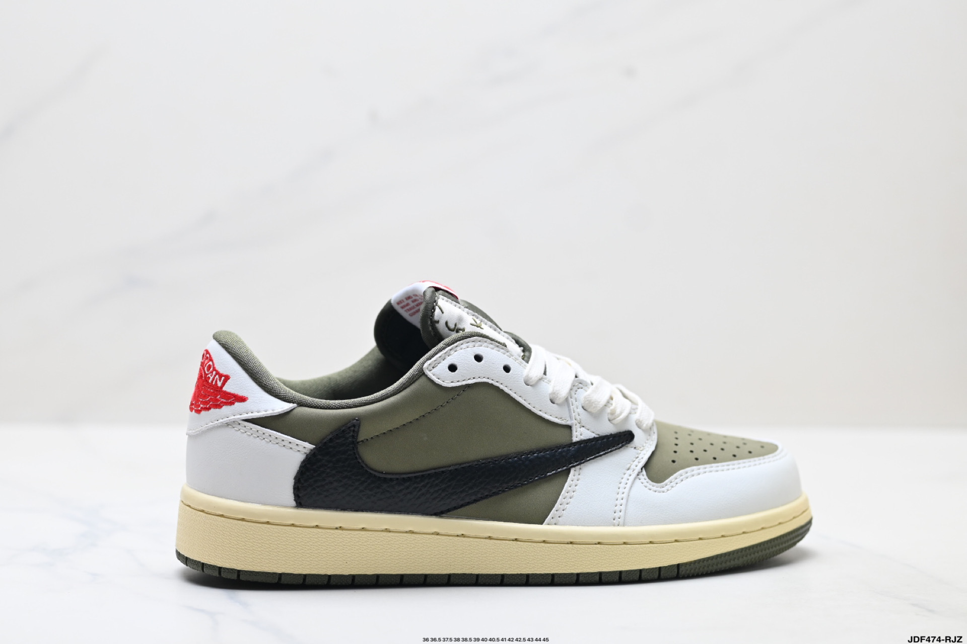 47$ Nike Air Jordan 1 x Travis Scott AJ1 size 36-45 half 526120 ZM60 gallery