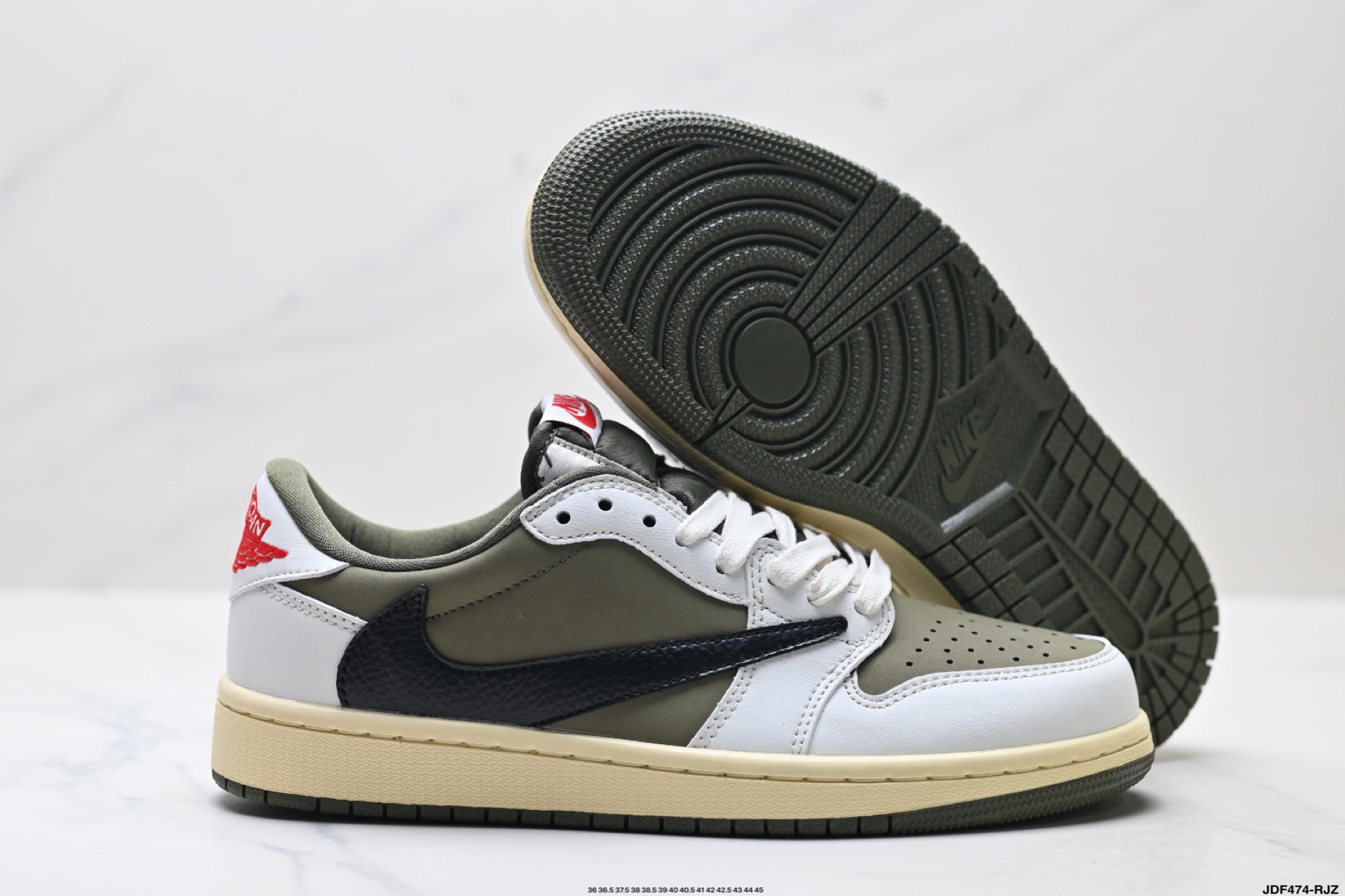 47$ Nike Air Jordan 1 x Travis Scott AJ1 size 36-45 half 526120 ZM60 gallery