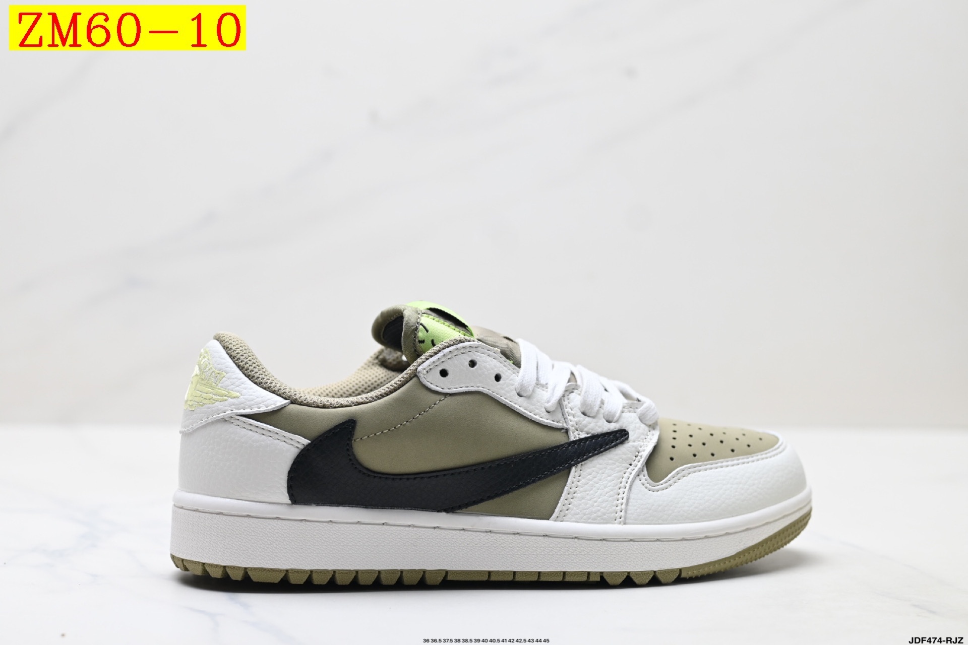 47$ Nike Air Jordan 1 x Travis Scott AJ1 size 36-45 half 526120 ZM60 gallery