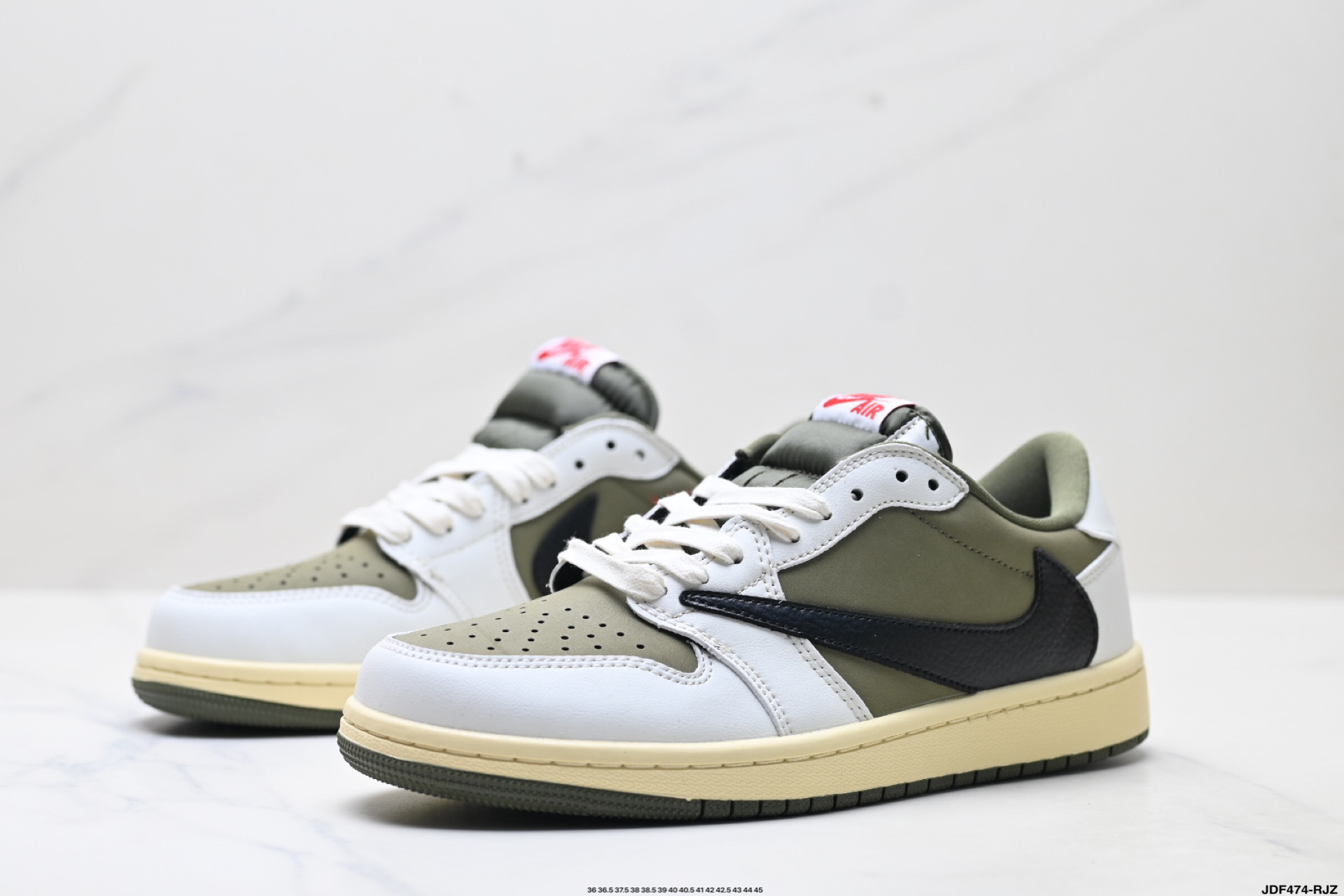 47$ Nike Air Jordan 1 x Travis Scott AJ1 size 36-45 half 526120 ZM60 gallery