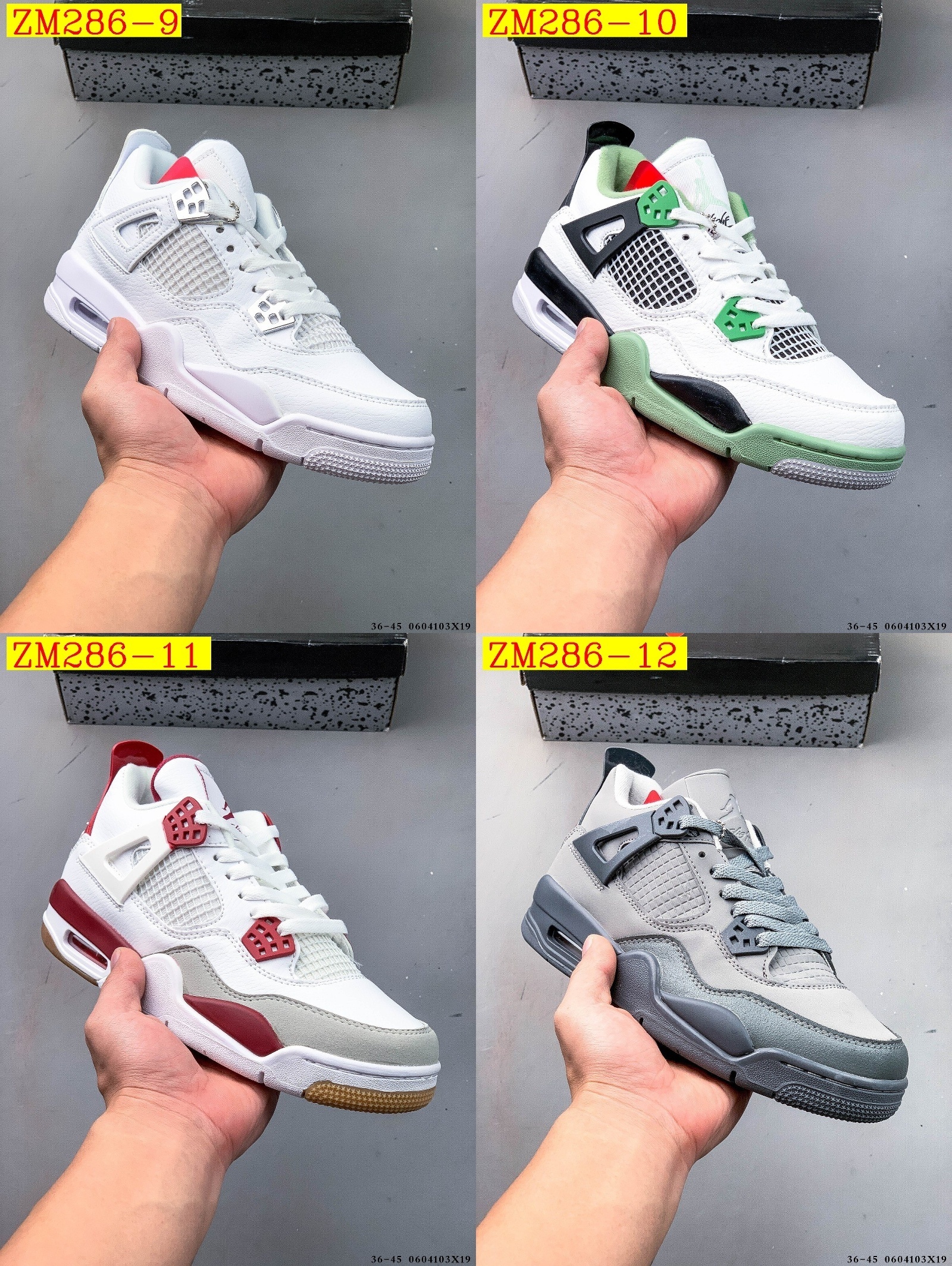 47$ Nike Air Jordan 4 AJ4 Size 36-45 718990 ZM286 gallery