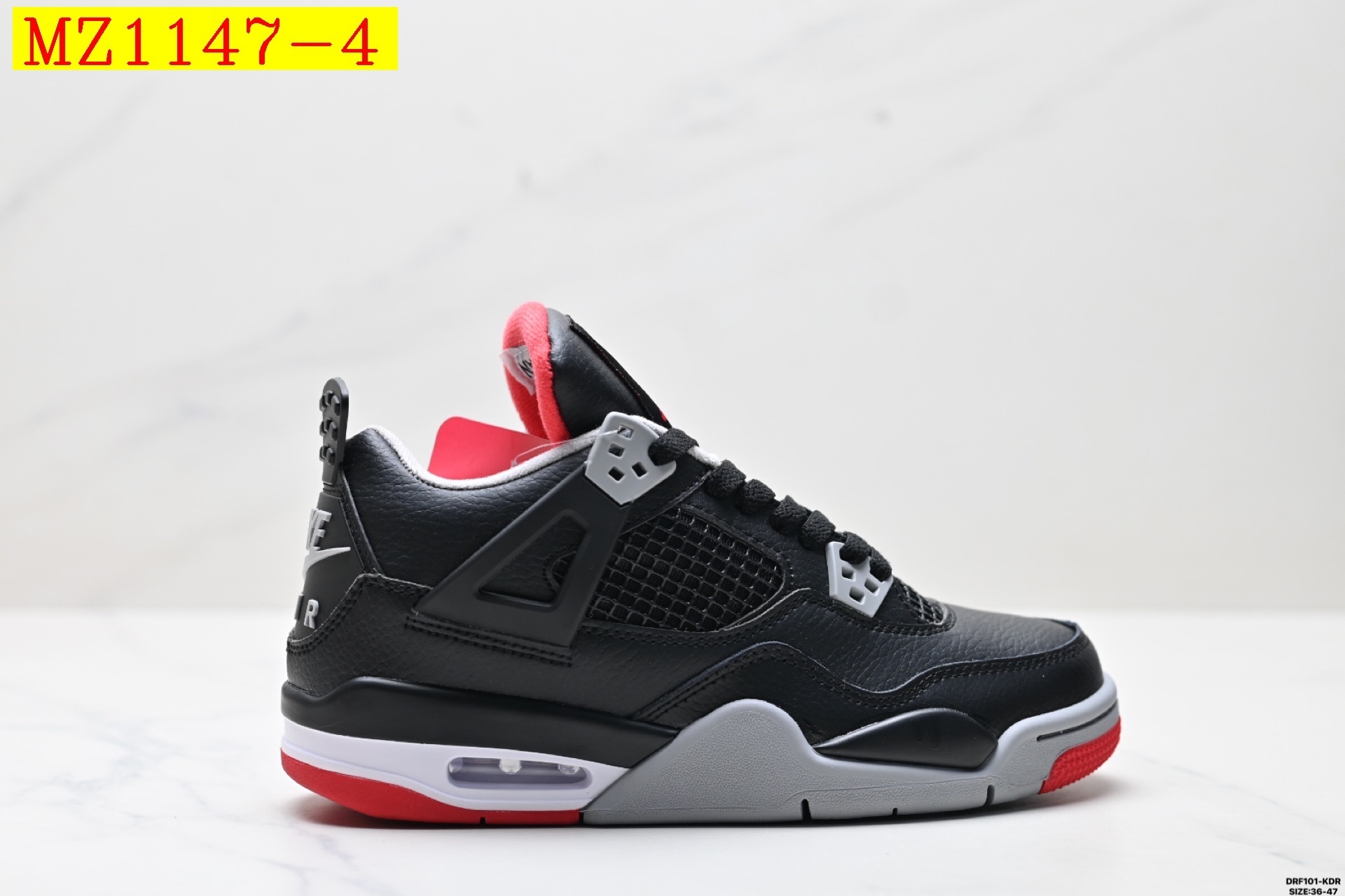 47$ Nike Air Jordan 4 Retro size 36-46 016910 MZ1147 gallery
