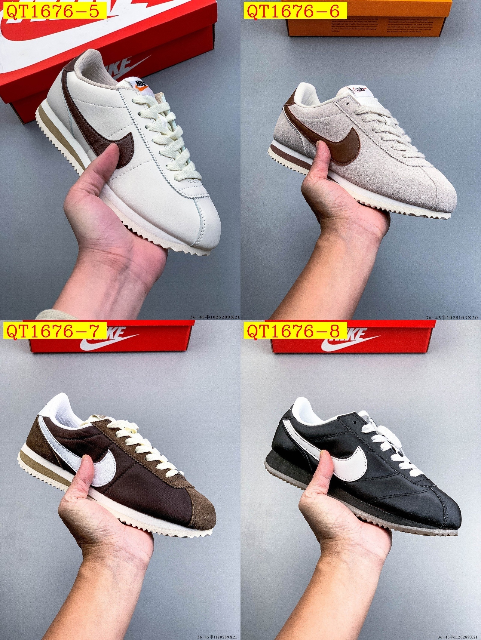 47$ Nike Classic Cortez Nylon Size 36-45 half 123250 QT1676 gallery