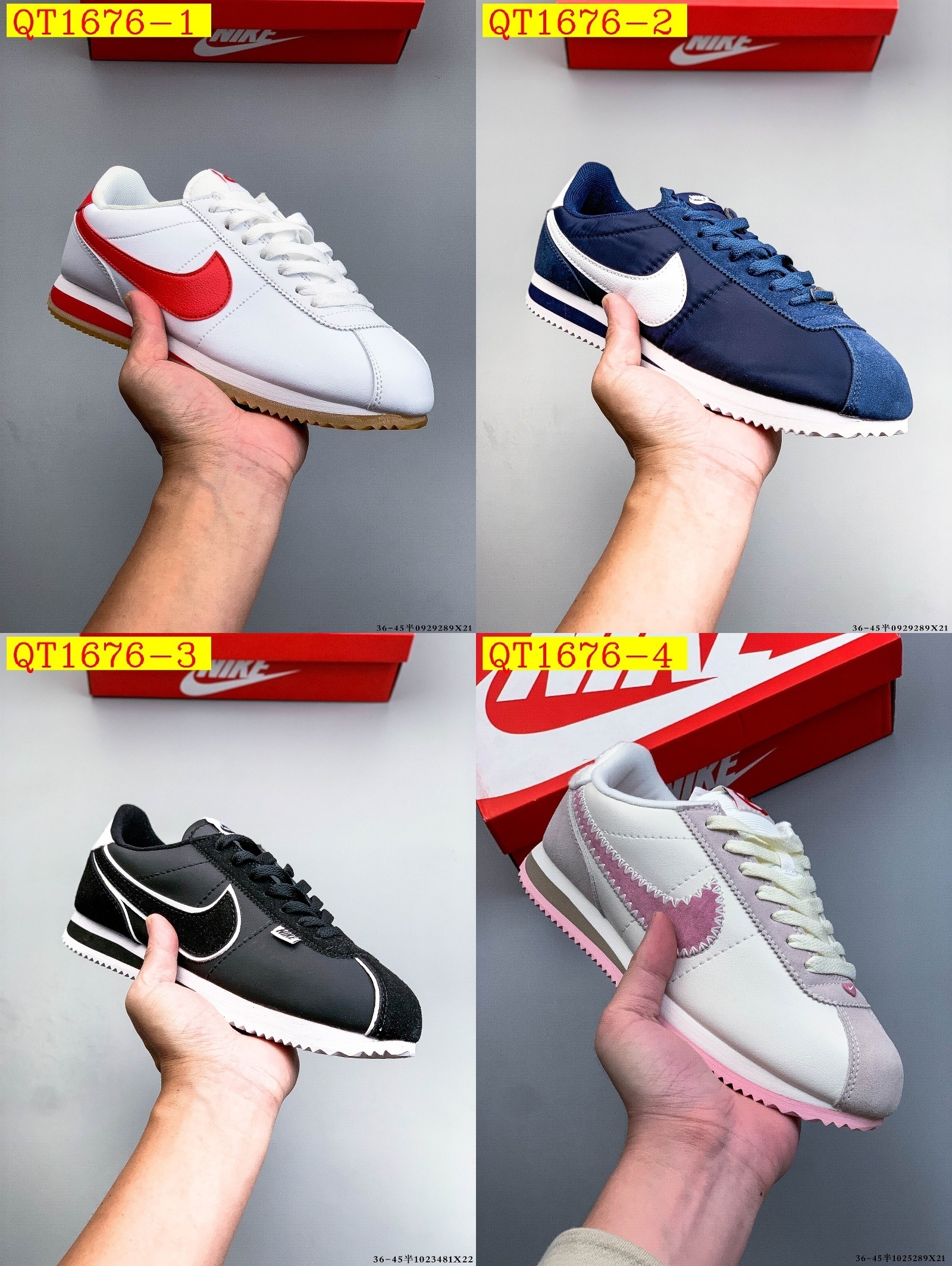 47$ Nike Classic Cortez Nylon Size 36-45 half 123250 QT1676 gallery