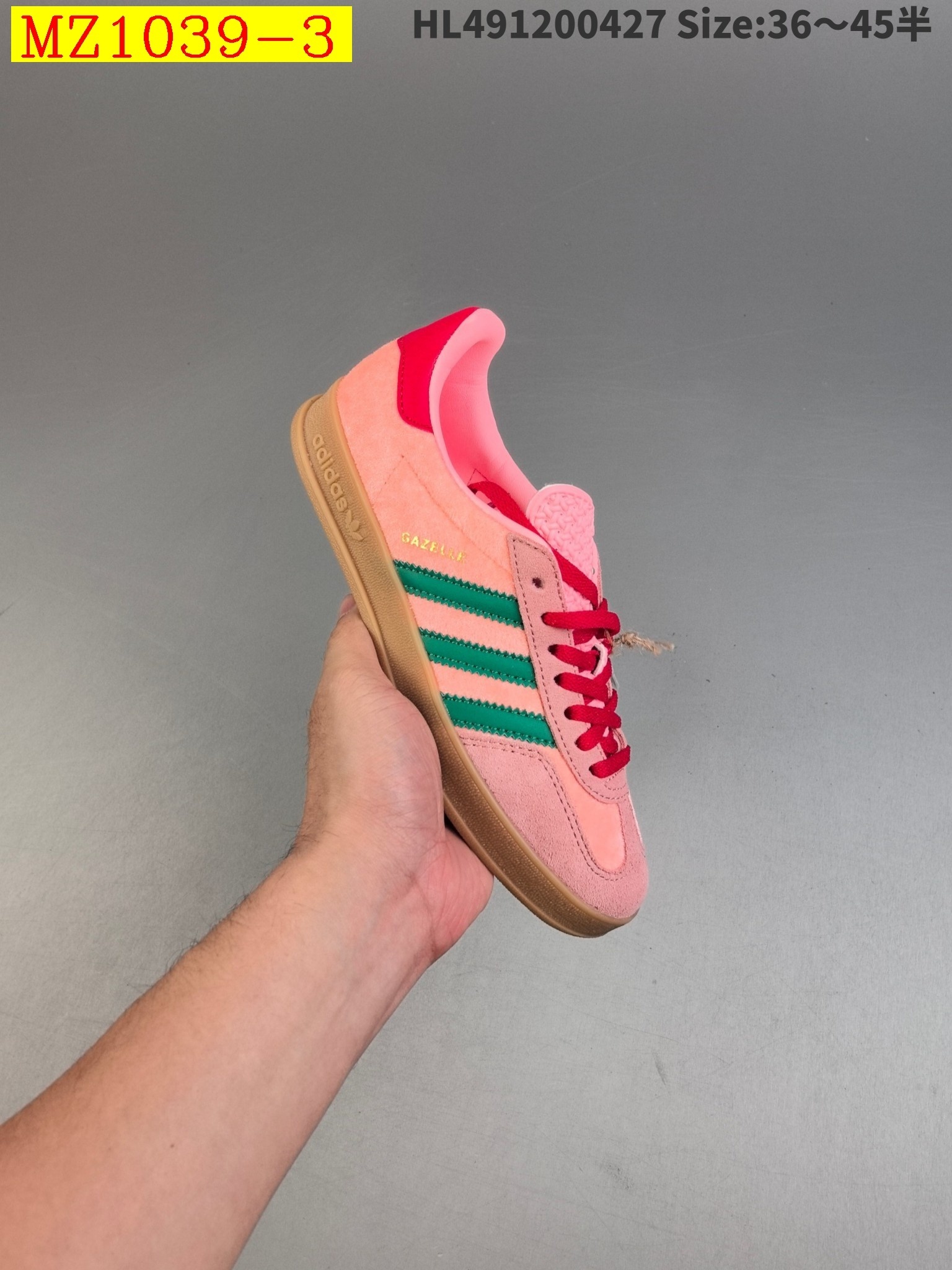 47$ Top Quality adidas Originals Gazelle INdoor size 36-45 half 227430 MZ1039 gallery