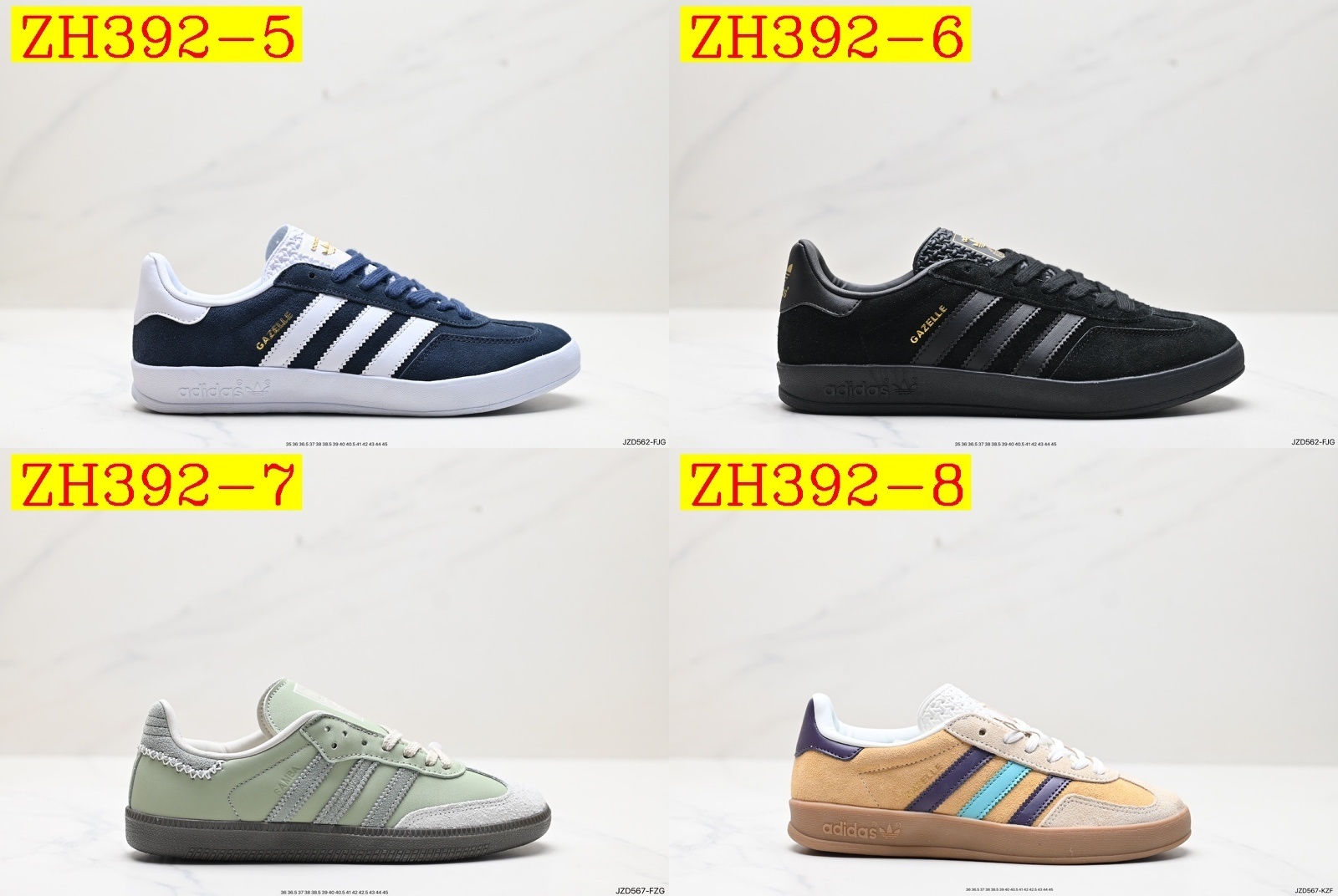 47$ adidas Originals Gazelle size 36-45 All Colors 2 825490 ZH392 gallery