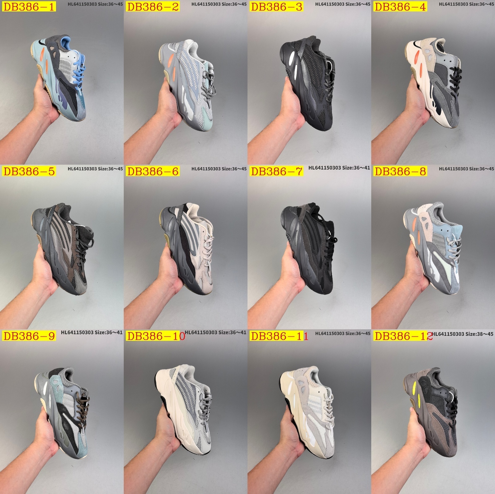 47$ dh Adidas YEEZY 700V2  Teal Blue size 36-45 42136034372 DB386 gallery