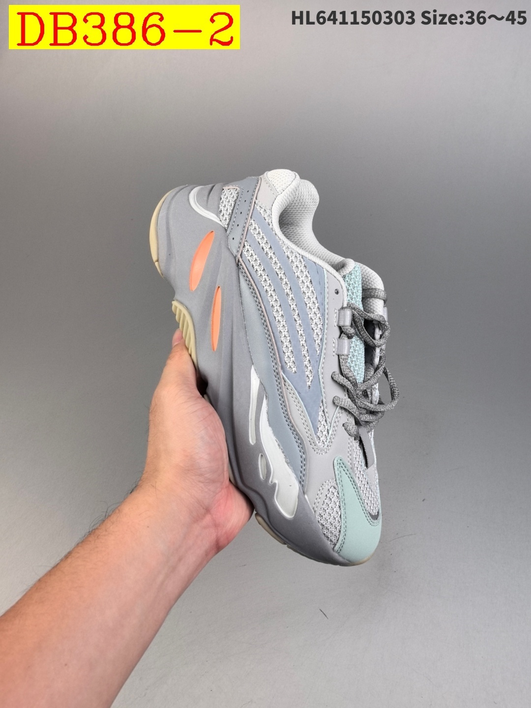 47$ dh Adidas YEEZY 700V2  Teal Blue size 36-45 42136034372 DB386 gallery