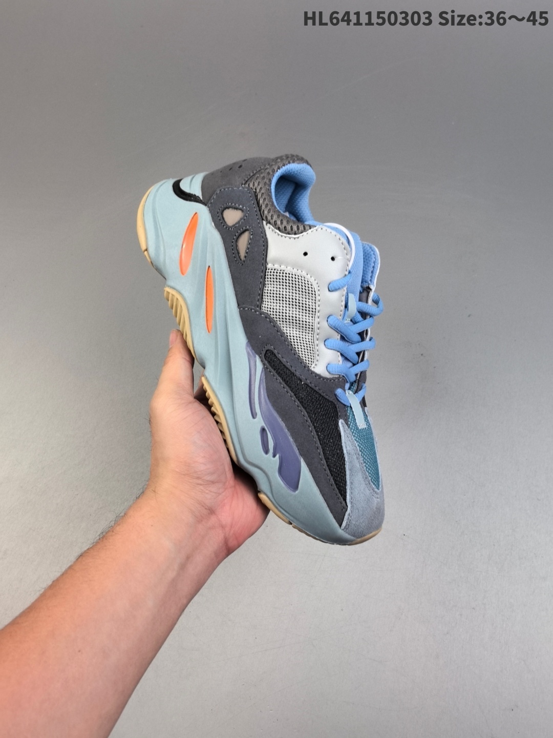 47$ dh Adidas YEEZY 700V2  Teal Blue size 36-45 42136034372 DB386 gallery