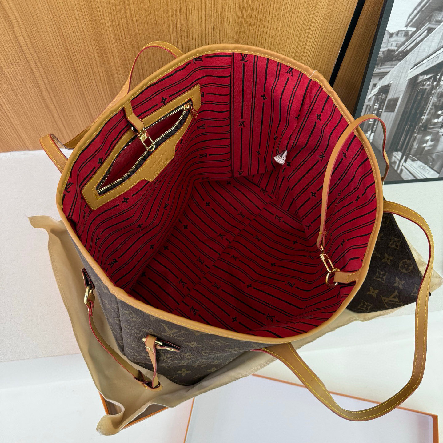 47$ dh LV 6586 Tote bag size 43X29X17 cm 71458034372 DX656 gallery