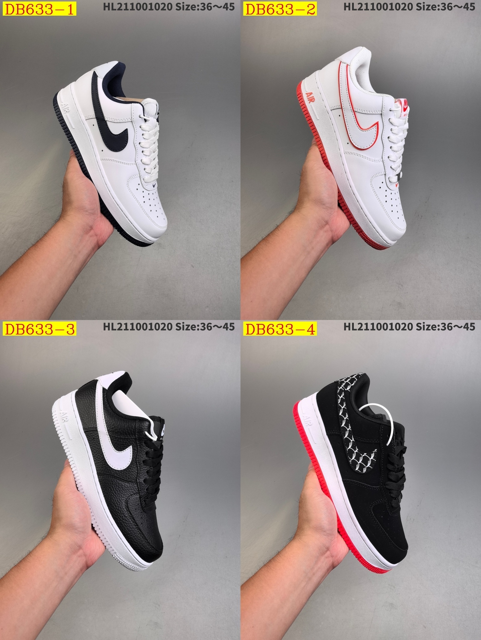 47$ new_dh Nike AIR FORCE 1 07 size 36-45 92623034058 DB633 gallery