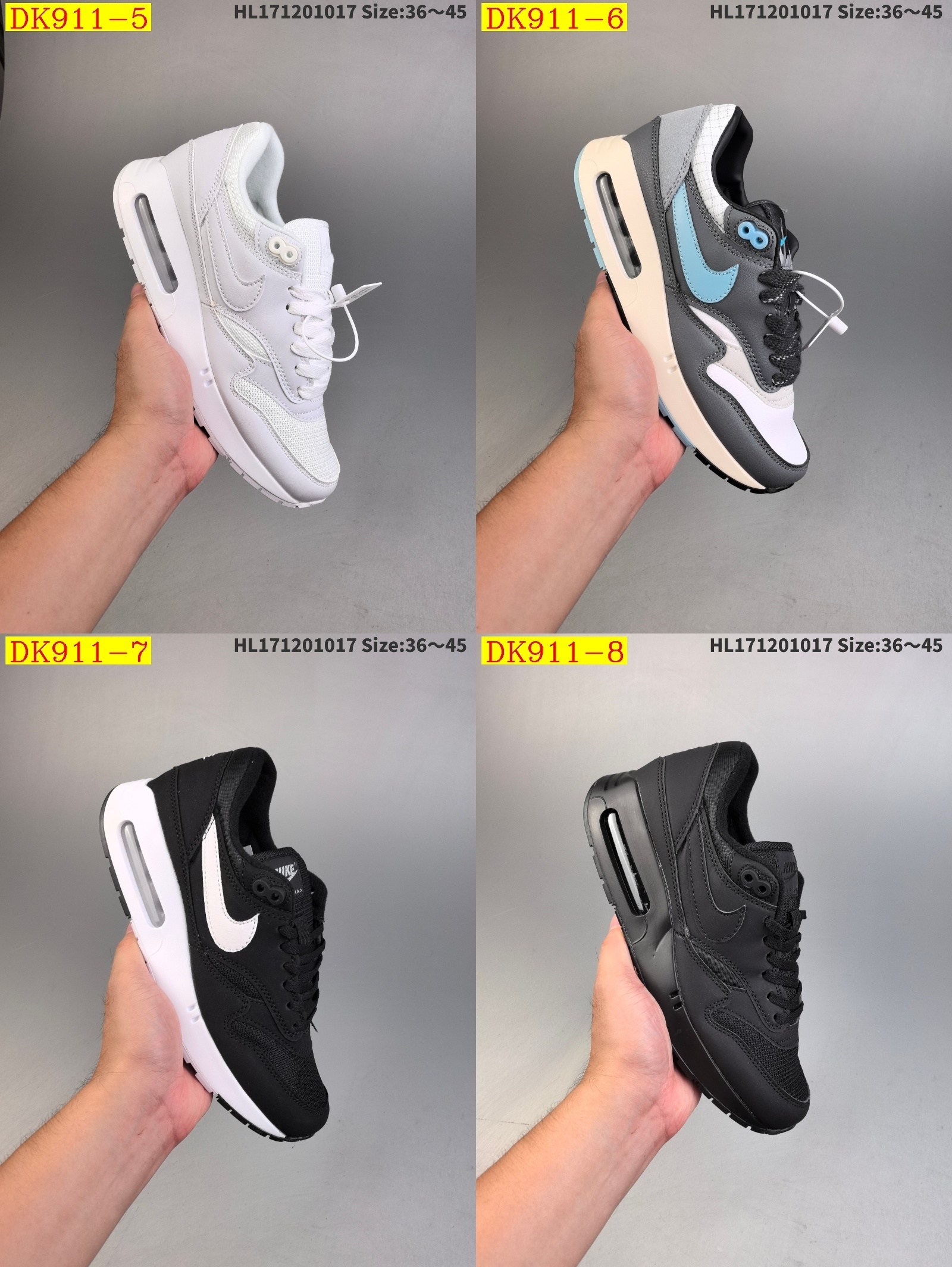 47$ new_dh Nike Air Max 1 Sketch X AJ 3 size 36-45 62345034153 DK911 gallery