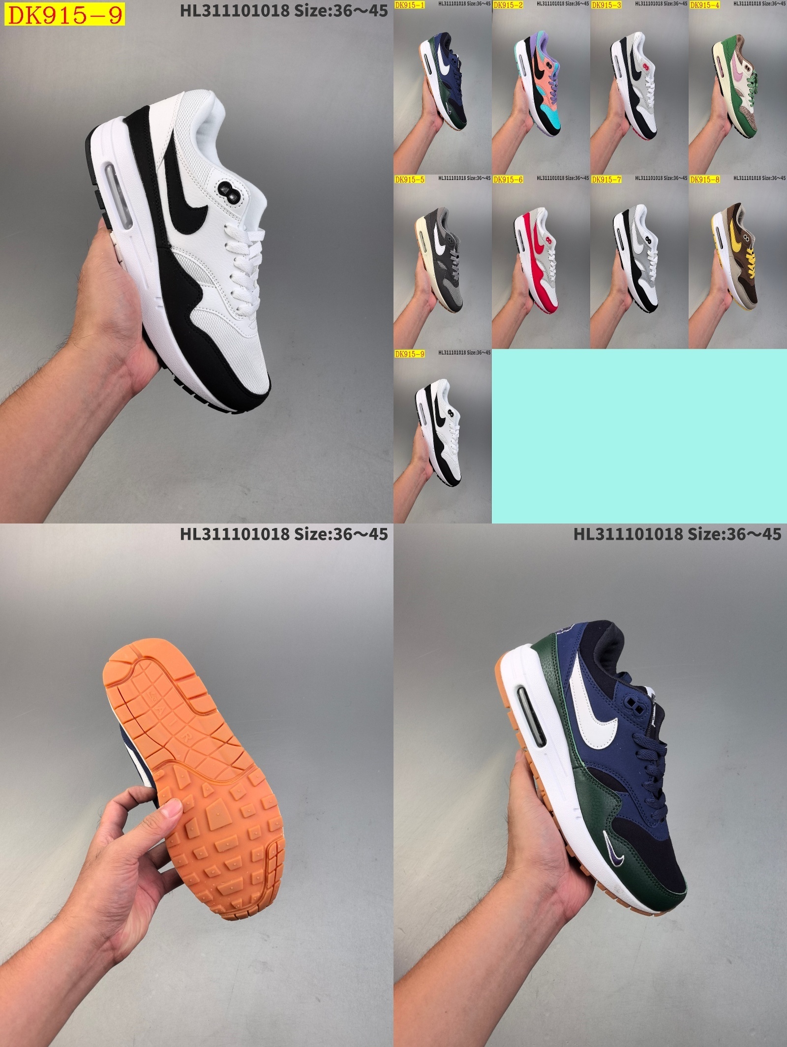 47$ new_dh Nike Air Max 1 Sketch size 36-45 62324034059 DK915 gallery