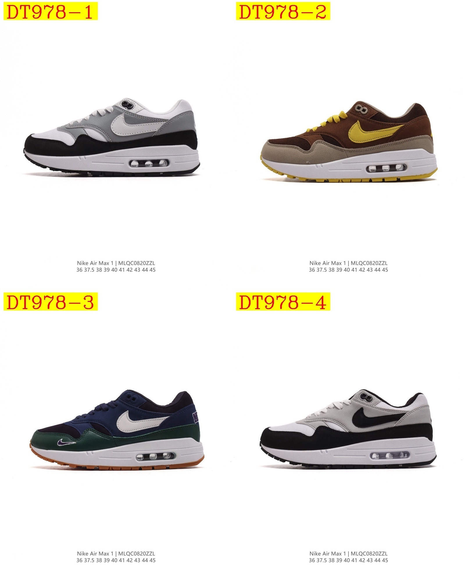 47$ new_dh Nike Air Max 1 size 40-45 52421034058 DT978 gallery