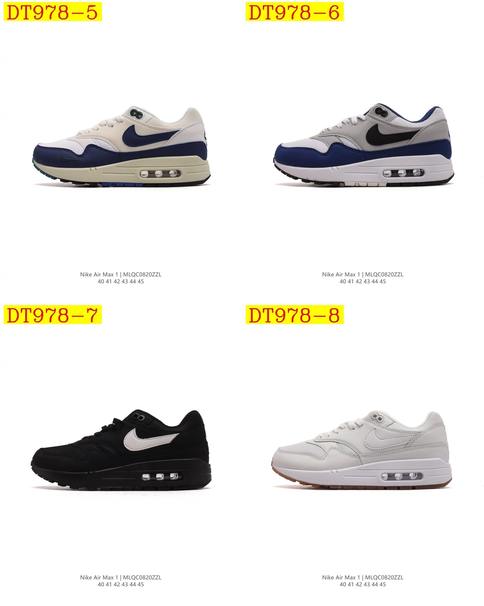 47$ new_dh Nike Air Max 1 size 40-45 52421034058 DT978 gallery