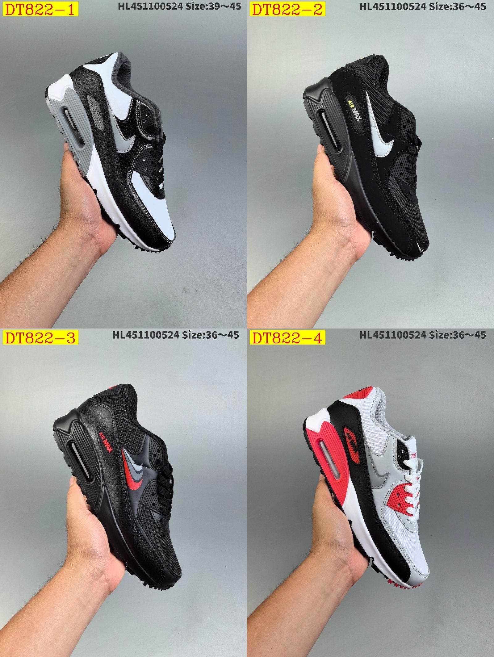 47$ new_dh Nike Air Max 90 size 36-45 92625034058 DT822 gallery