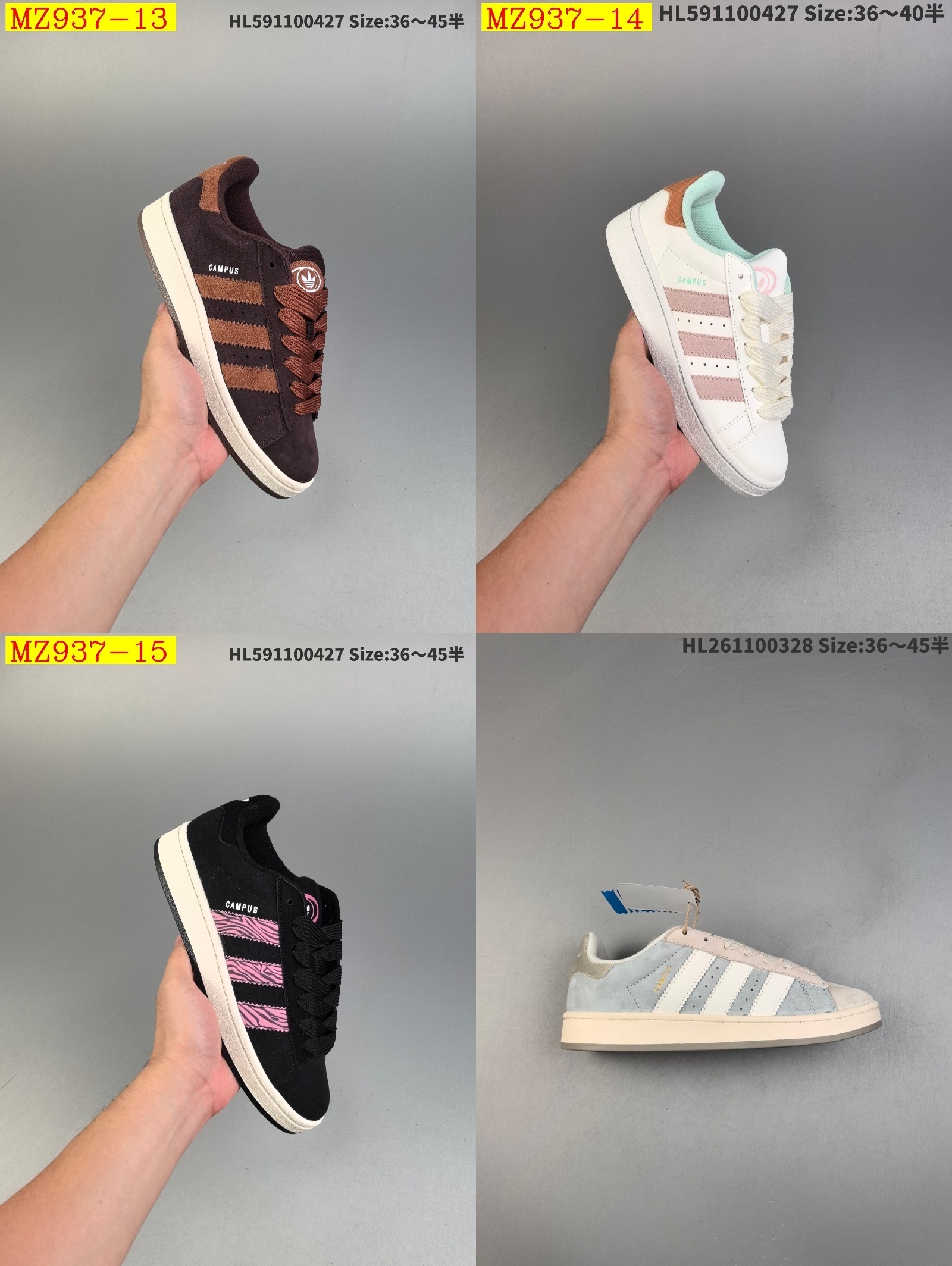 48$ Adidas CAMPUS 00s half size 36-45 824280 MZ937 gallery