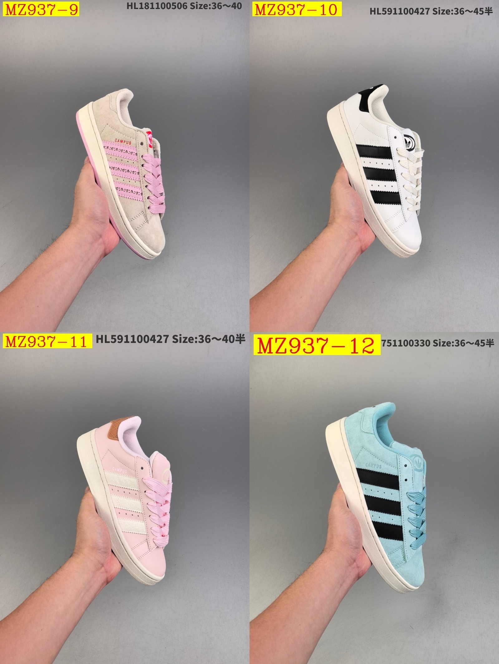 48$ Adidas CAMPUS 00s half size 36-45 824280 MZ937 gallery