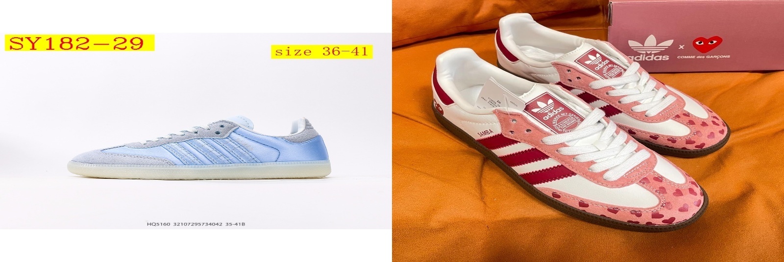 48$ Adidas Originals Samba Size 36-45 half  125430 SY182 gallery