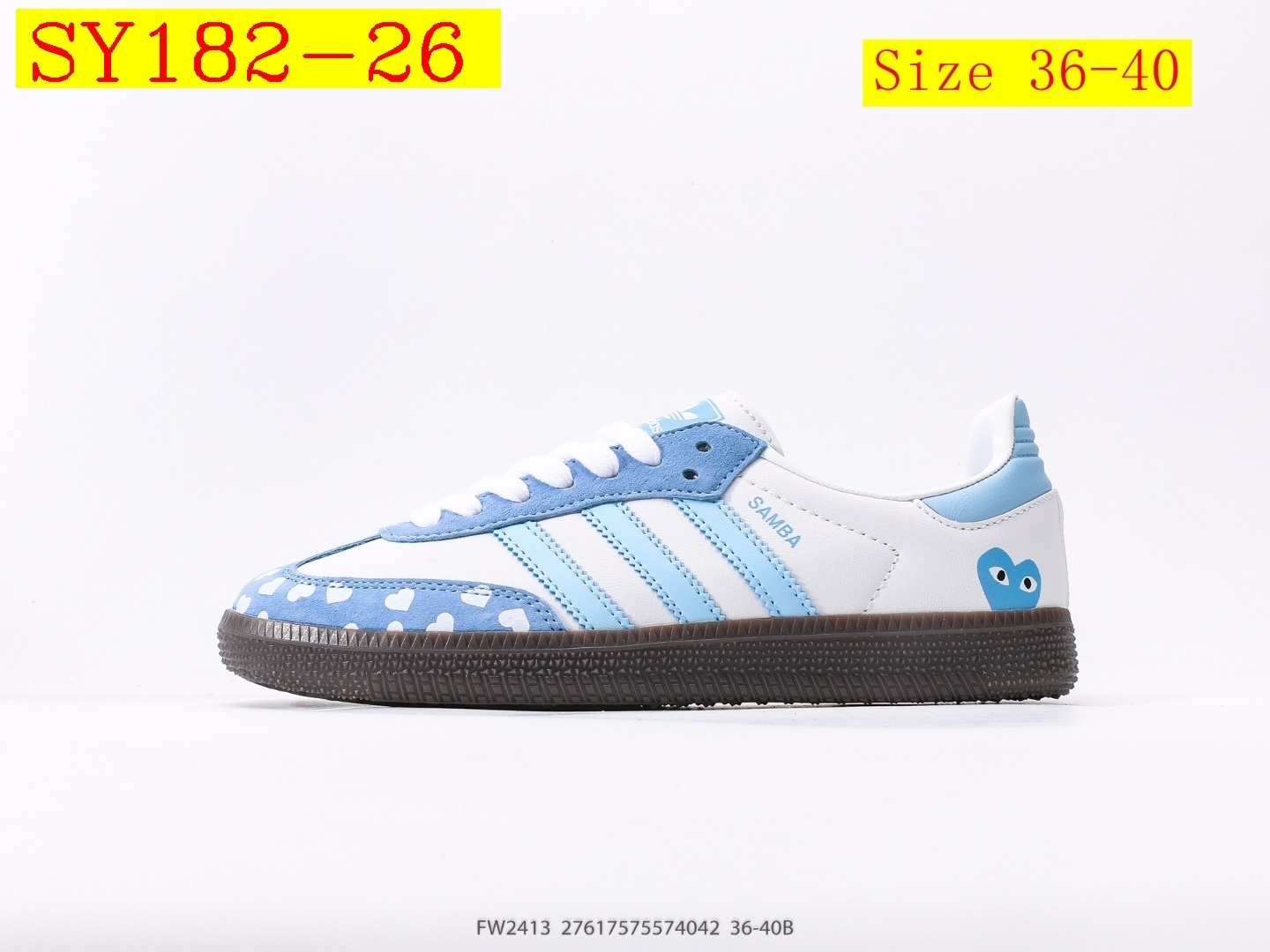 48$ Adidas Originals Samba Size 36-45 half  125430 SY182 gallery