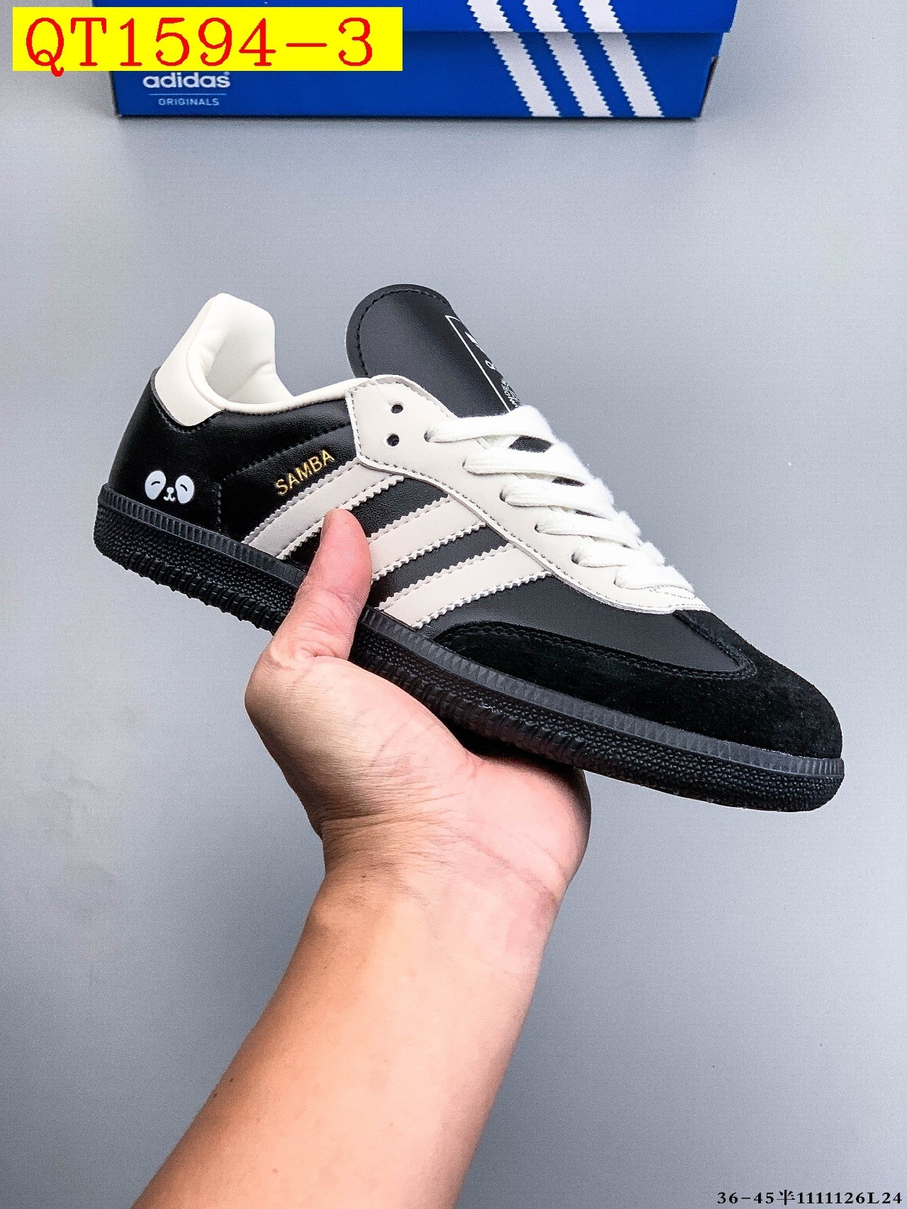 48$ Adidas Samba OG Size 36-45 half 429420 QT1594 gallery