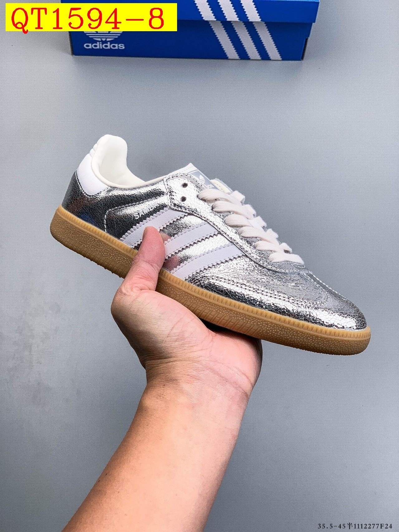 48$ Adidas Samba OG Size 36-45 half 429420 QT1594 gallery