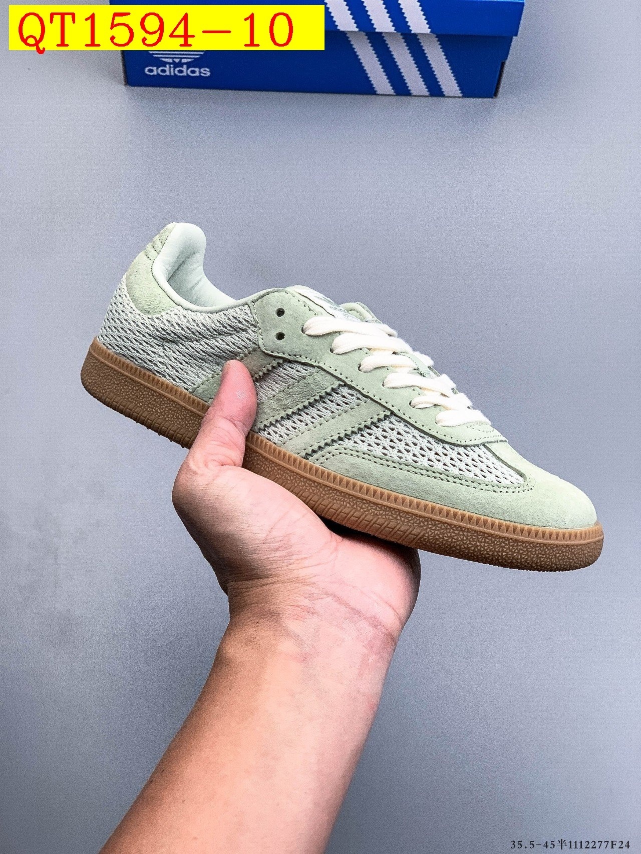 48$ Adidas Samba OG Size 36-45 half 429420 QT1594 gallery