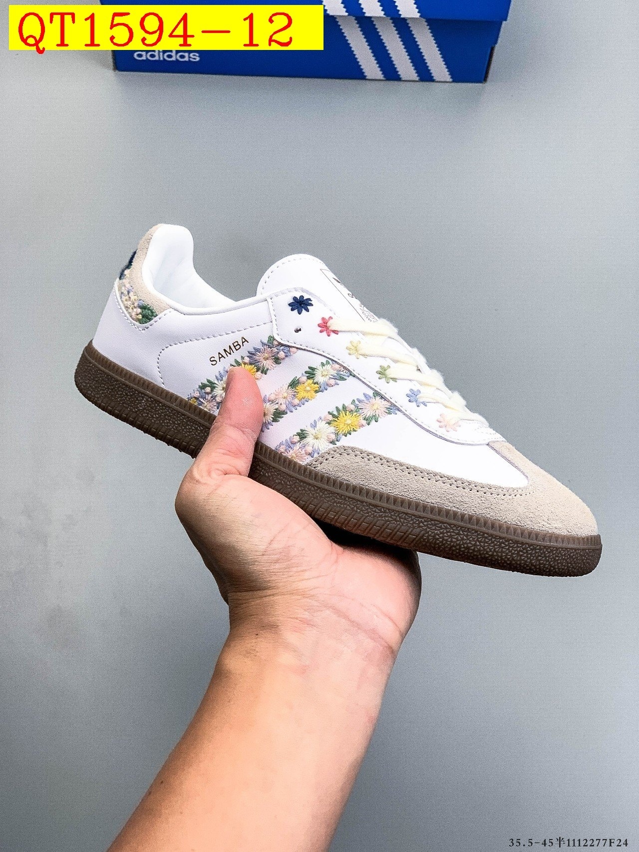 48$ Adidas Samba OG Size 36-45 half 429420 QT1594 gallery