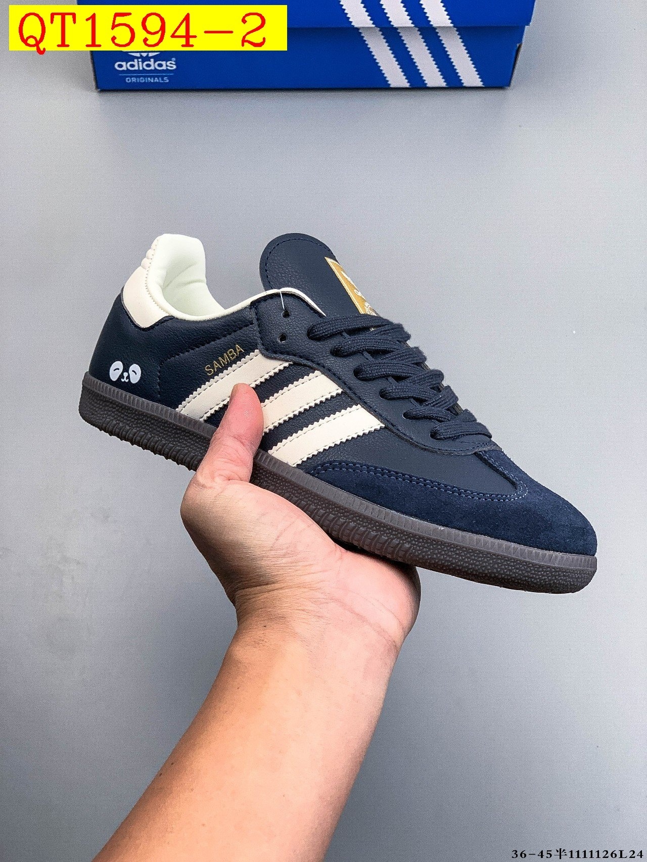 48$ Adidas Samba OG Size 36-45 half 429420 QT1594 gallery
