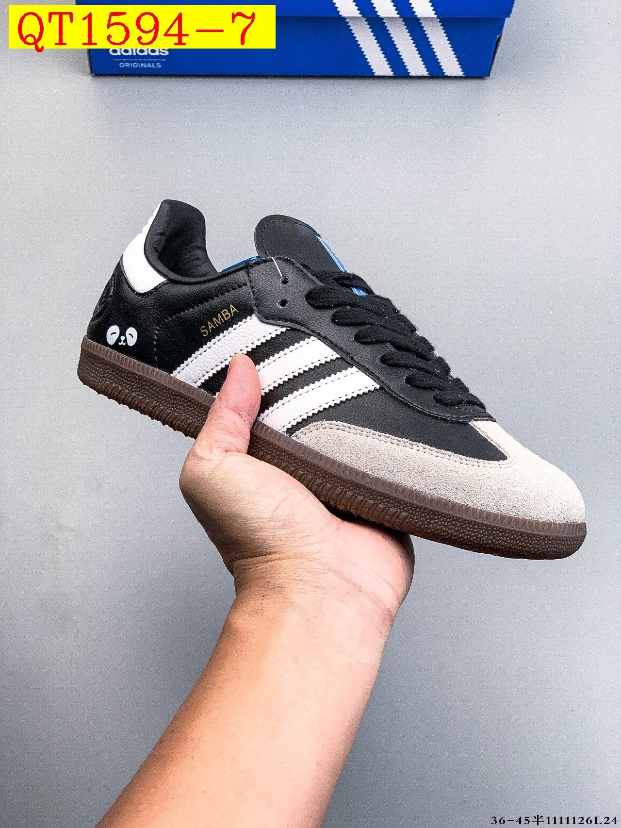 48$ Adidas Samba OG Size 36-45 half 429420 QT1594 gallery