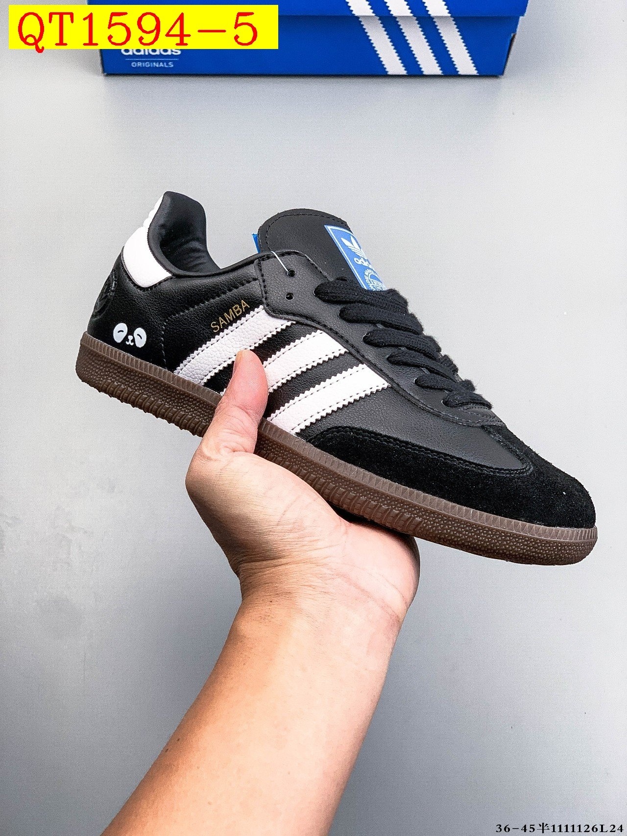 48$ Adidas Samba OG Size 36-45 half 429420 QT1594 gallery