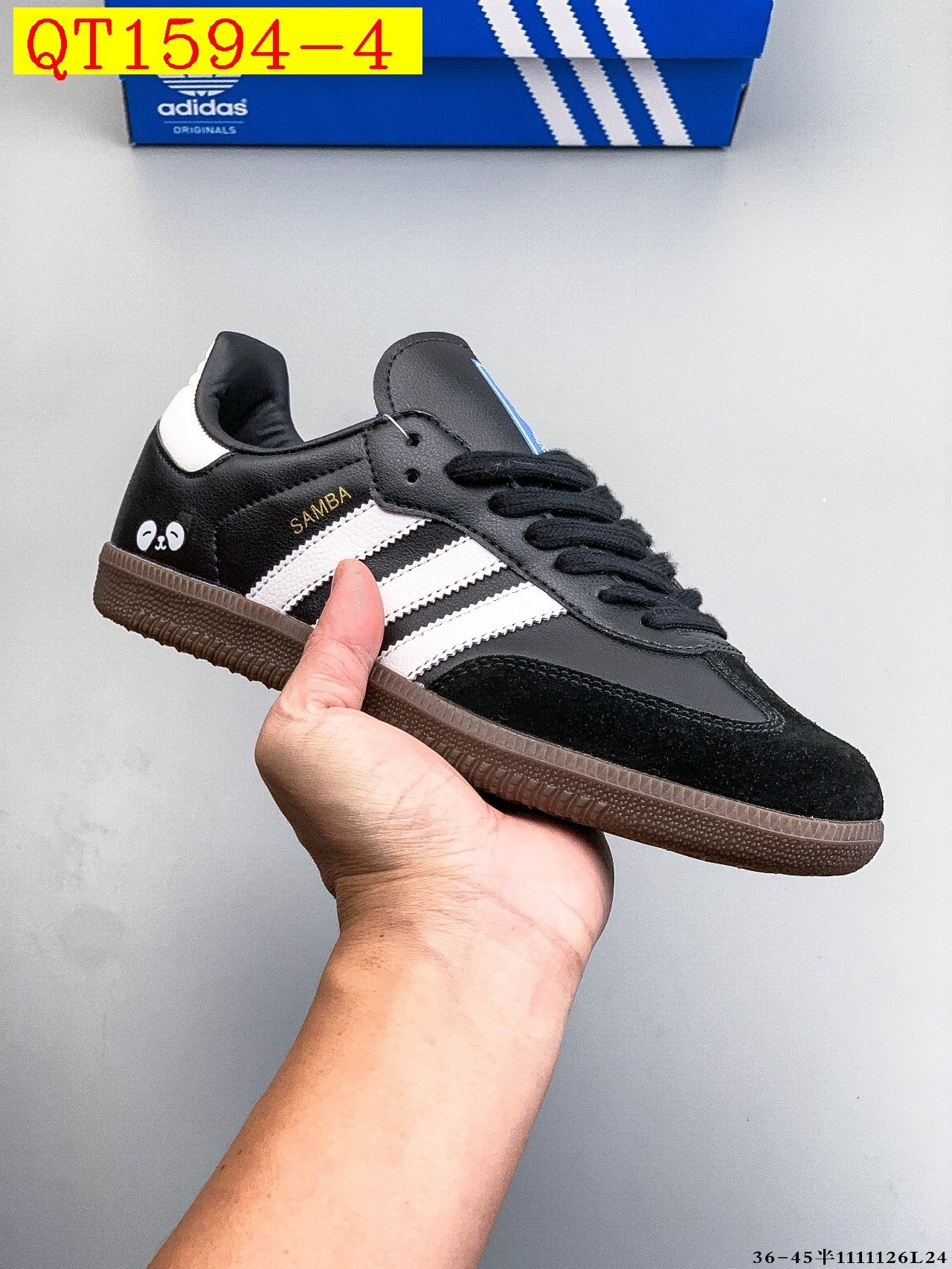 48$ Adidas Samba OG Size 36-45 half 429420 QT1594 gallery