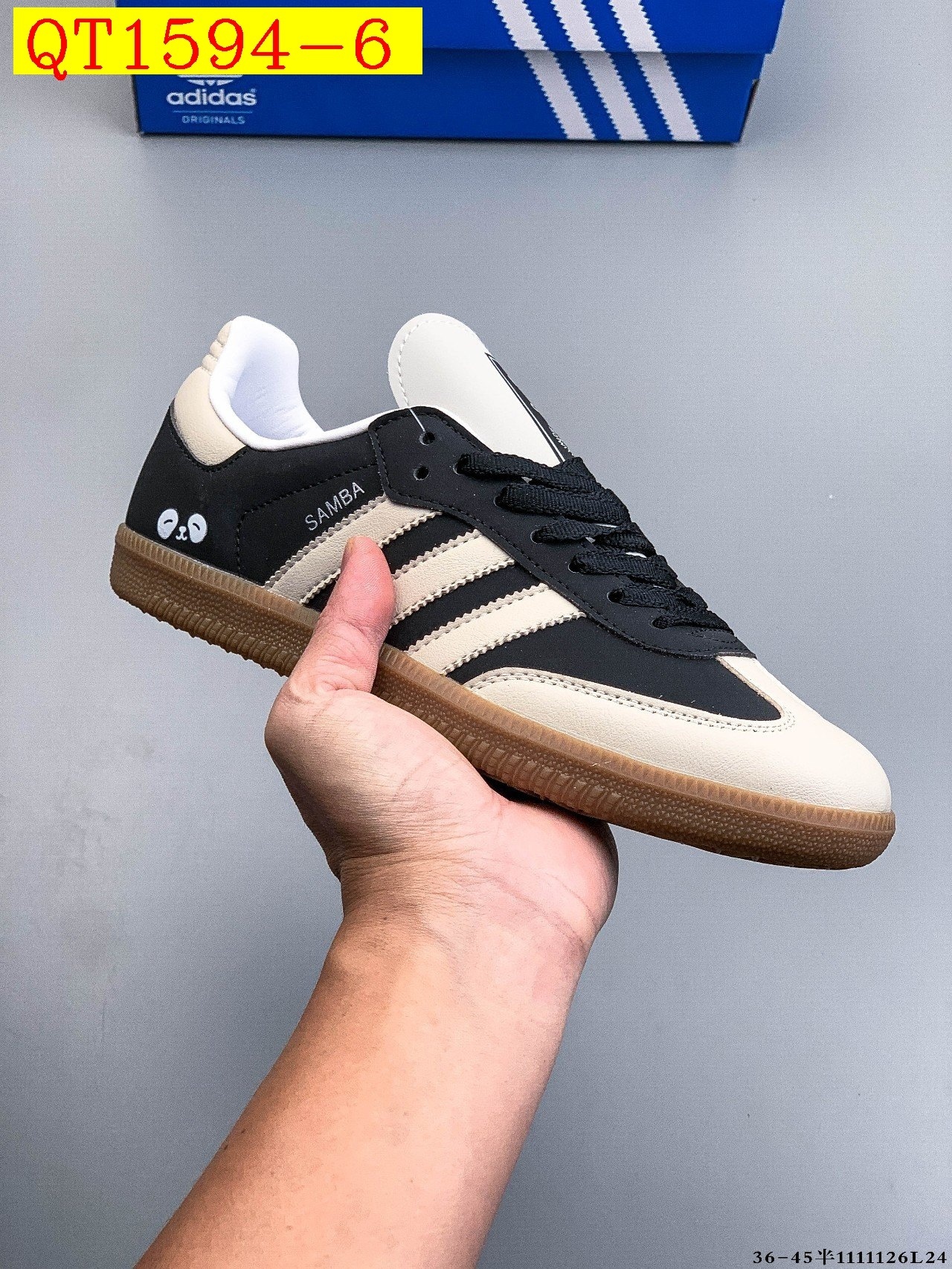 48$ Adidas Samba OG Size 36-45 half 429420 QT1594 gallery