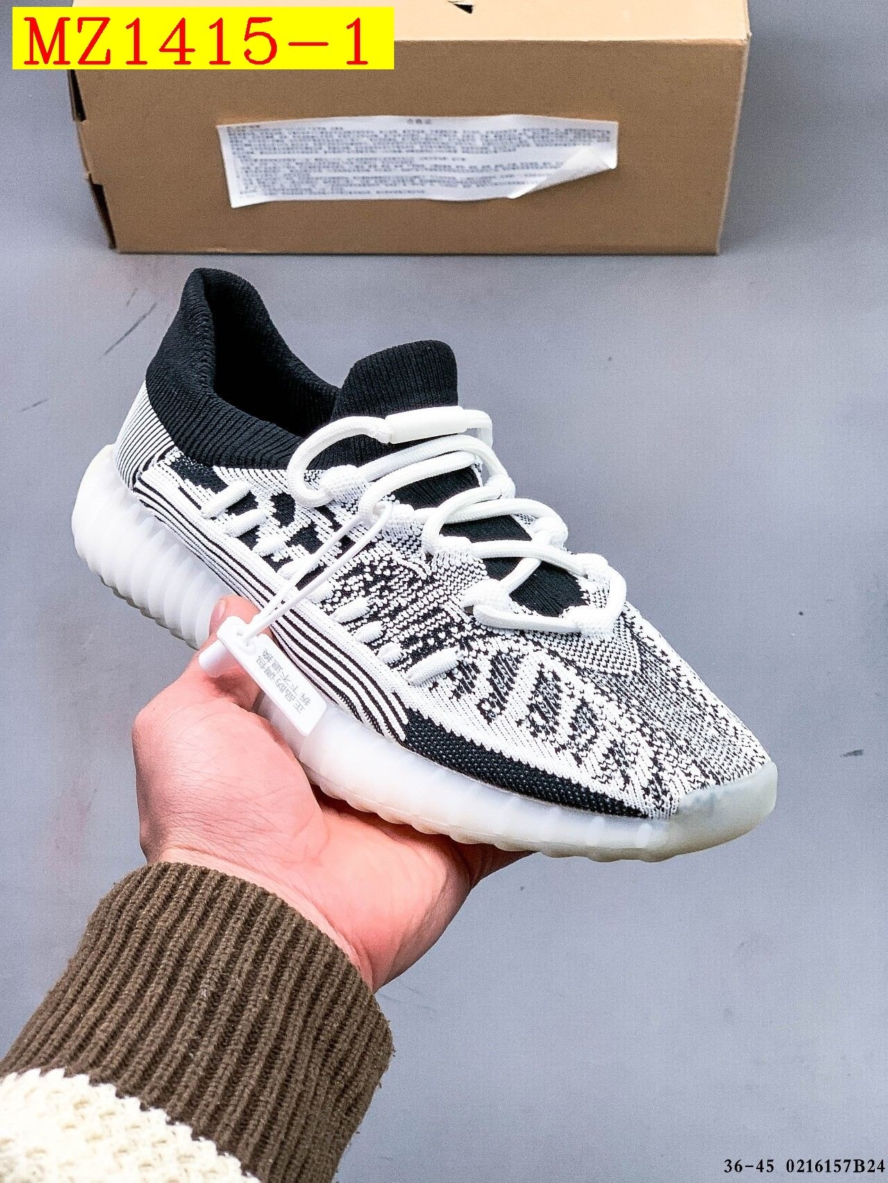 48$ Adidas YEEZY 350 V2 size 36-45 half 020470 MZ1415 gallery