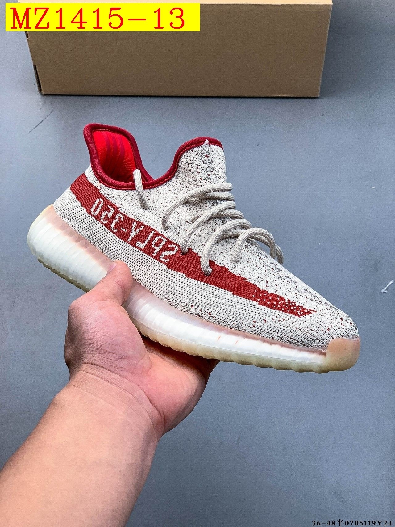 48$ Adidas YEEZY 350 V2 size 36-45 half 020470 MZ1415 gallery